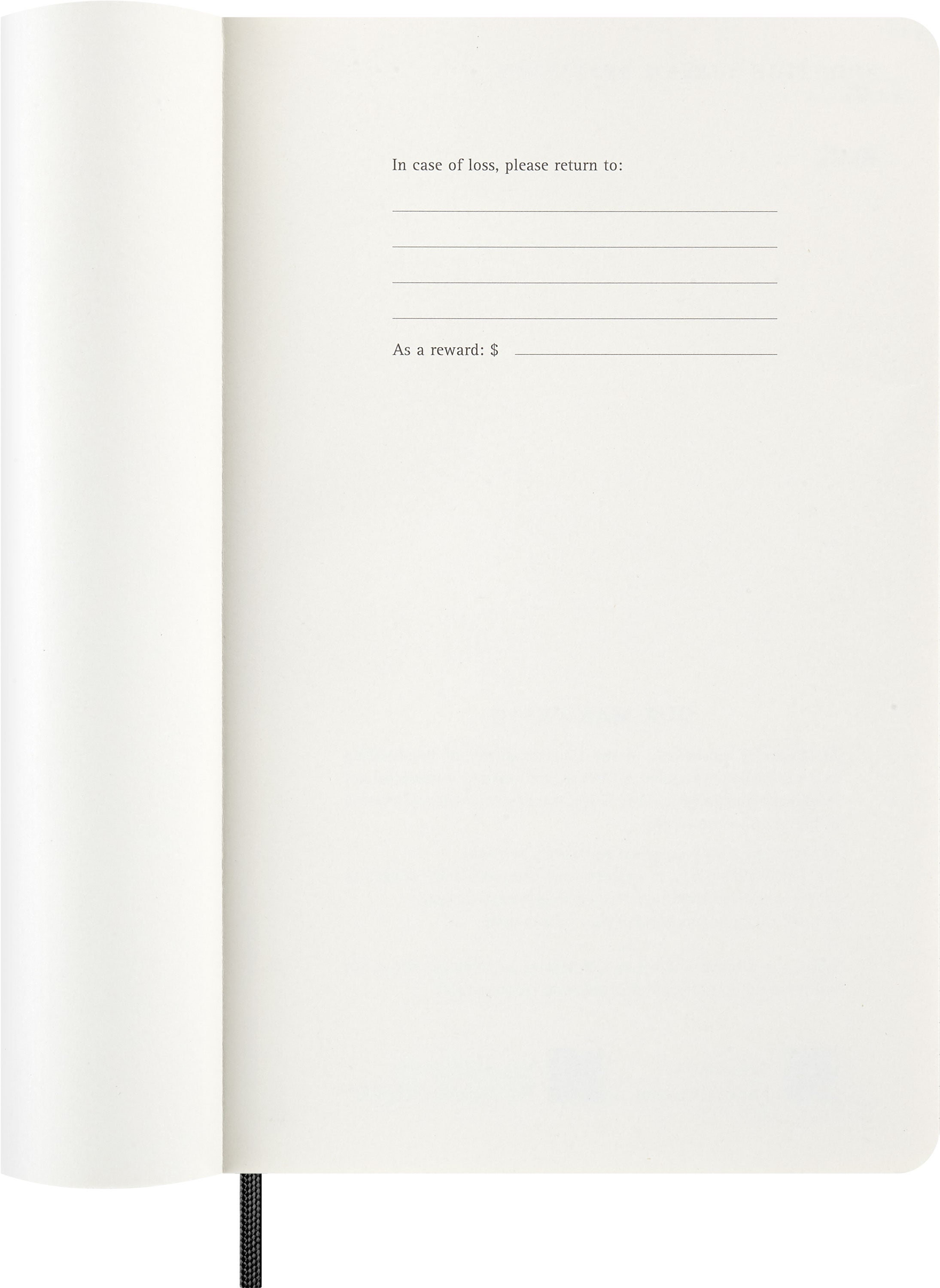 Moleskine 2027 Soft L Uke Notat Sort