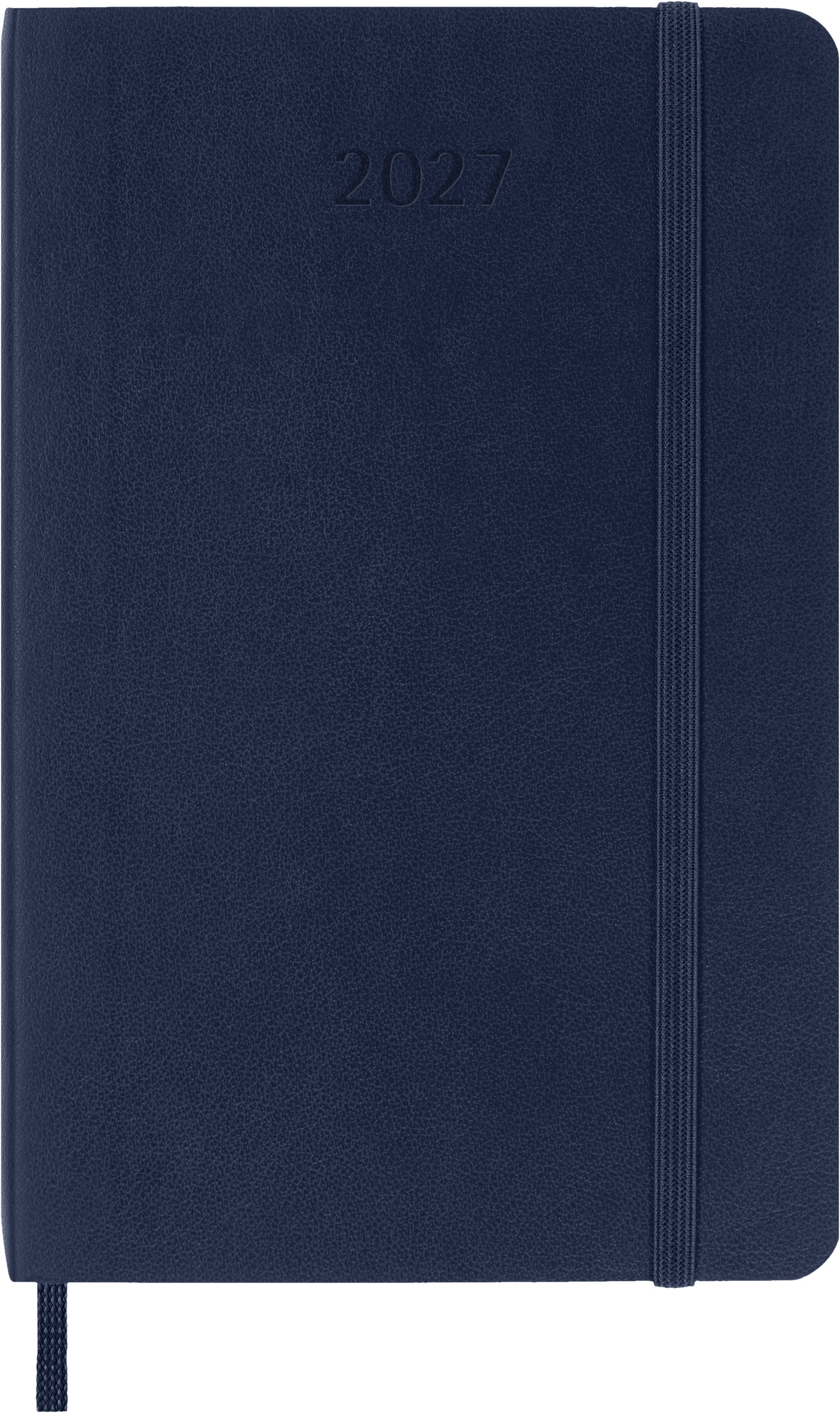 Moleskine 2027 Soft P Uke Notat Safirblå
