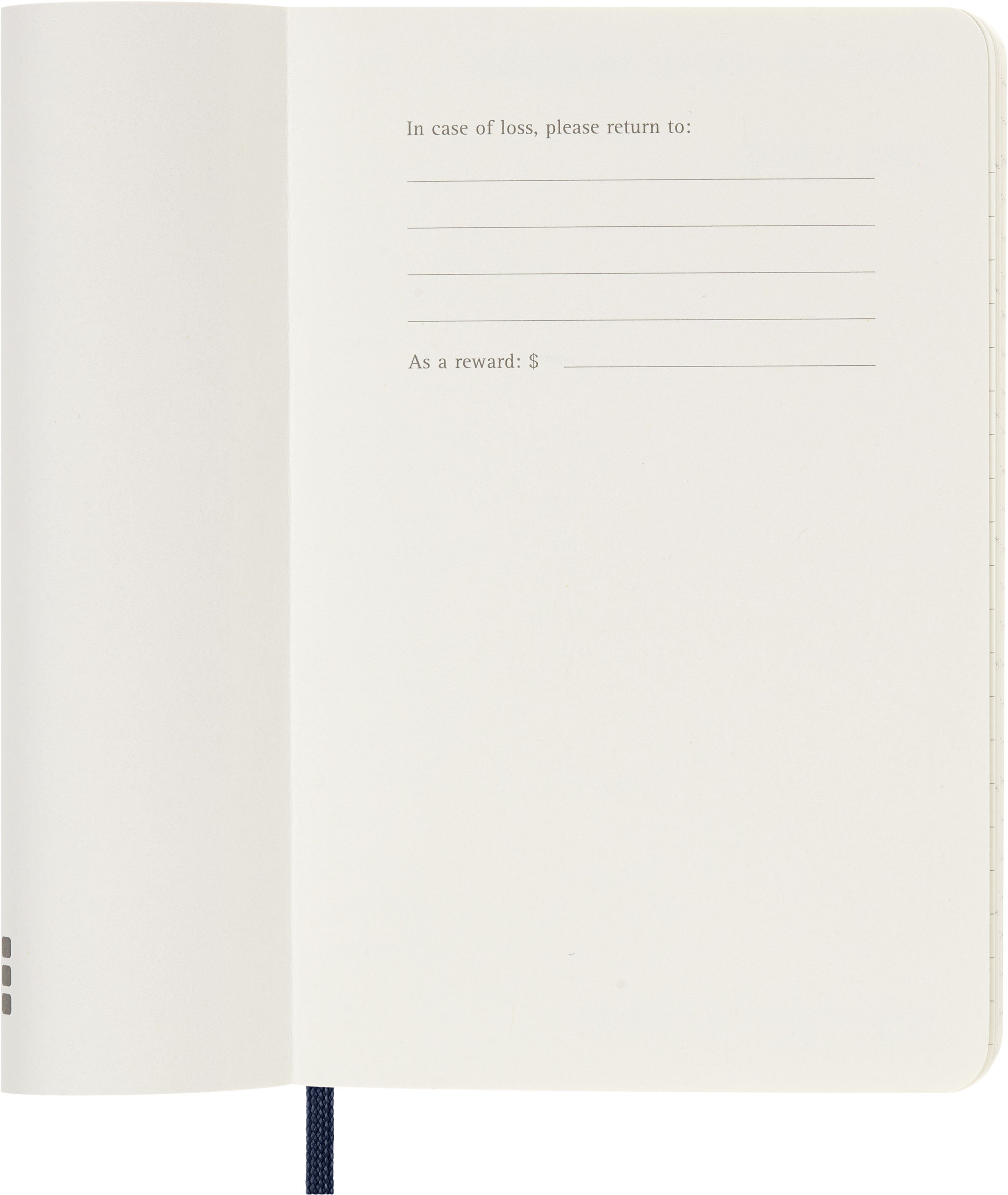 Moleskine 2027 Soft P Uke Notat Safirblå