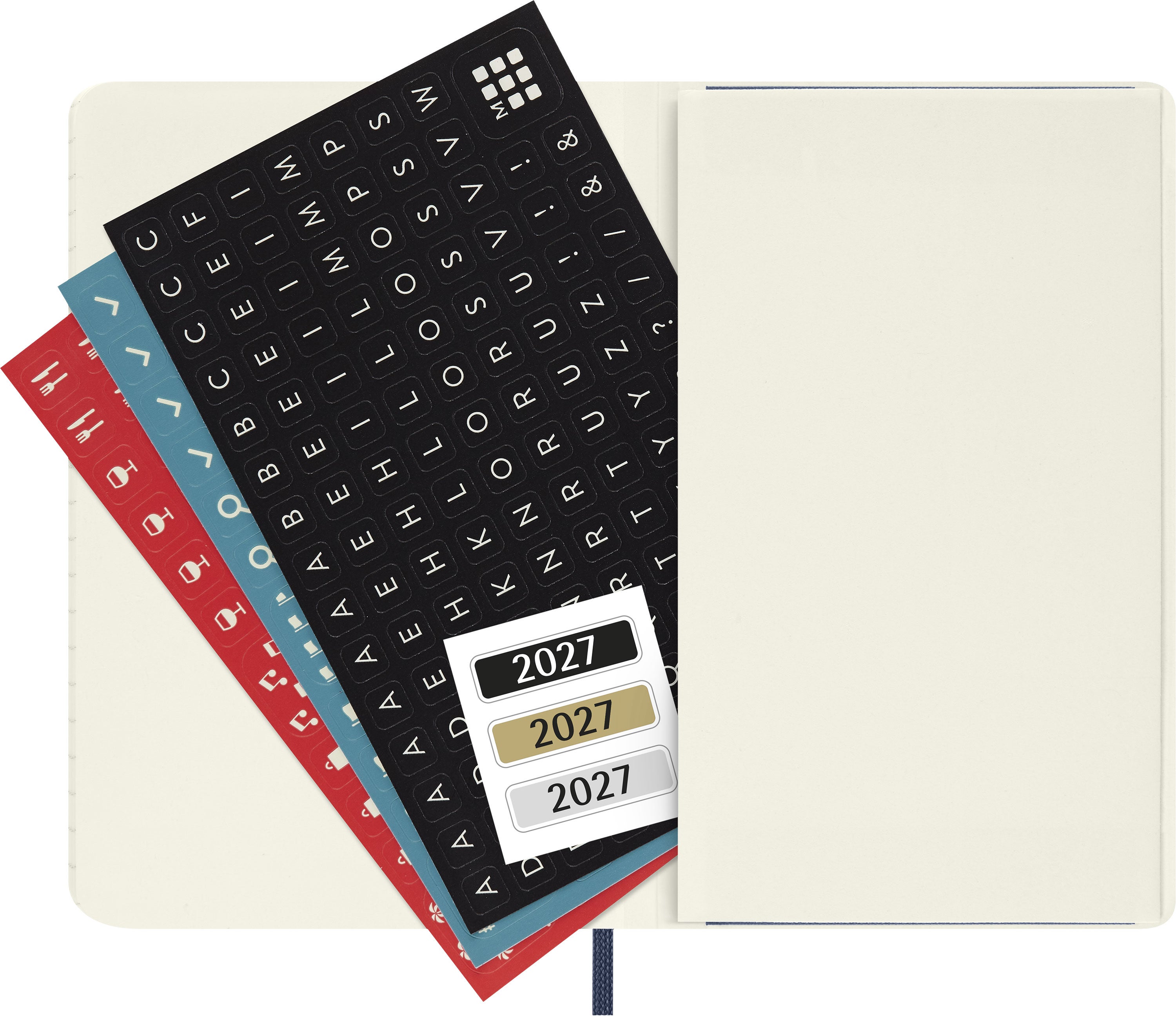 Moleskine 2027 Soft P Uke Notat Safirblå