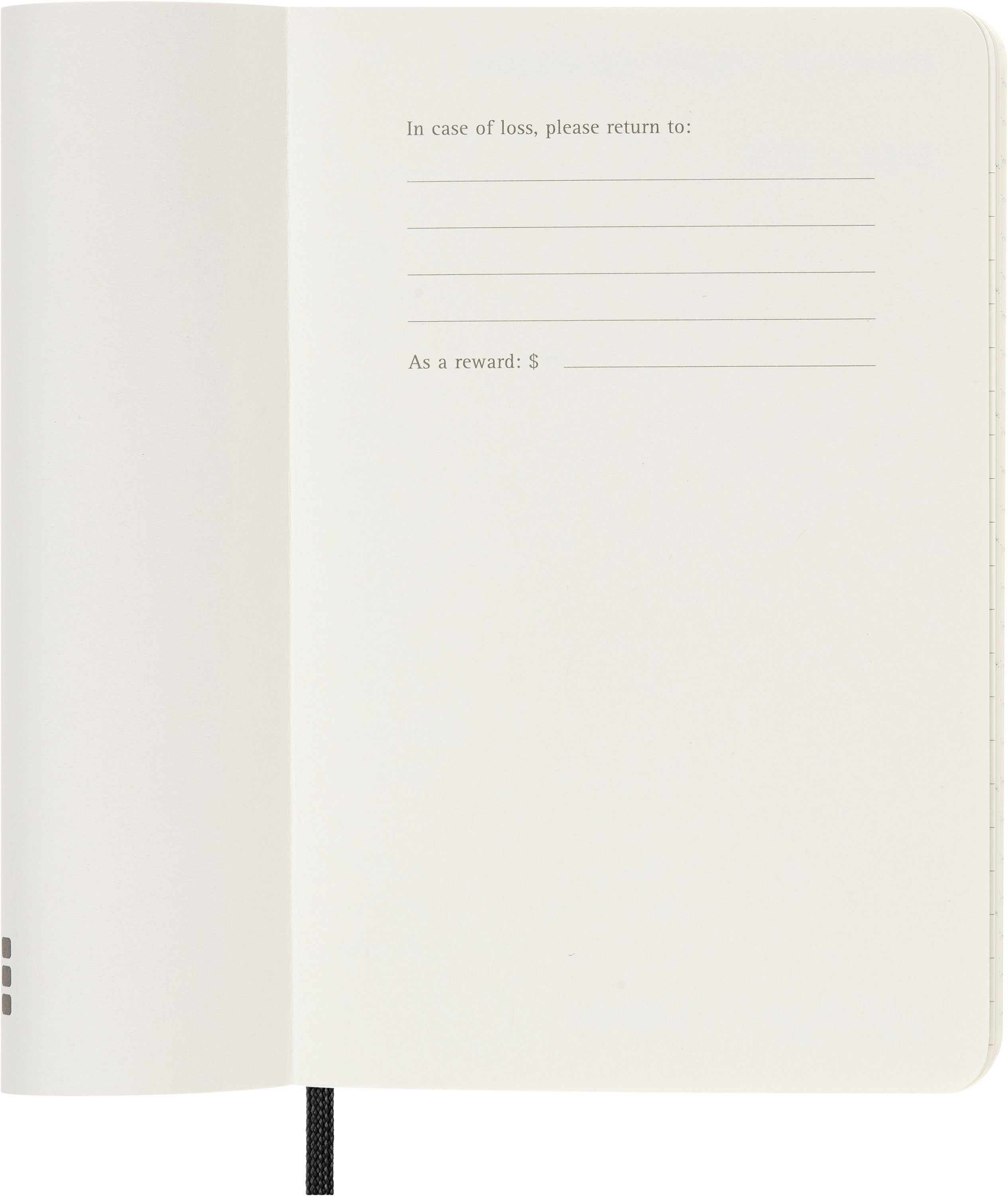 Moleskine 2027 Soft P Uke Notat Sort