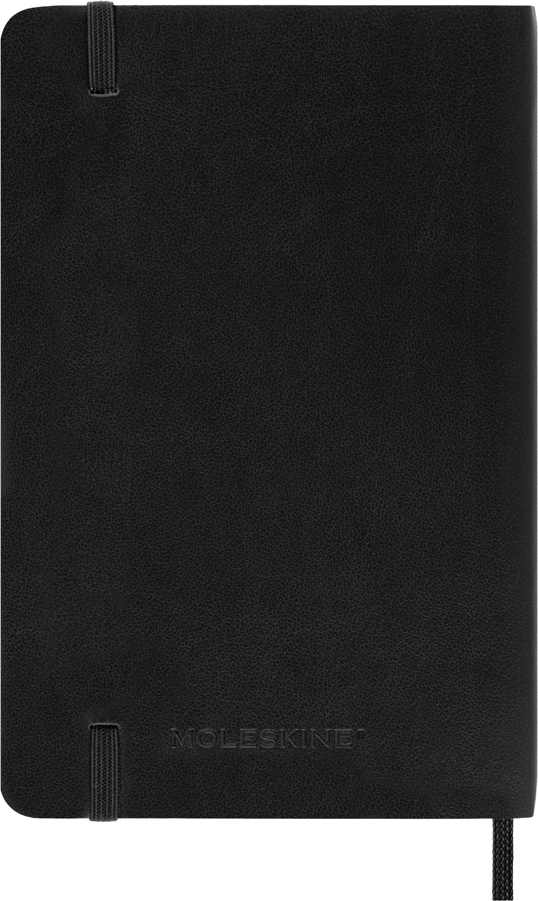 Moleskine 2027 Soft P Uke Notat Sort