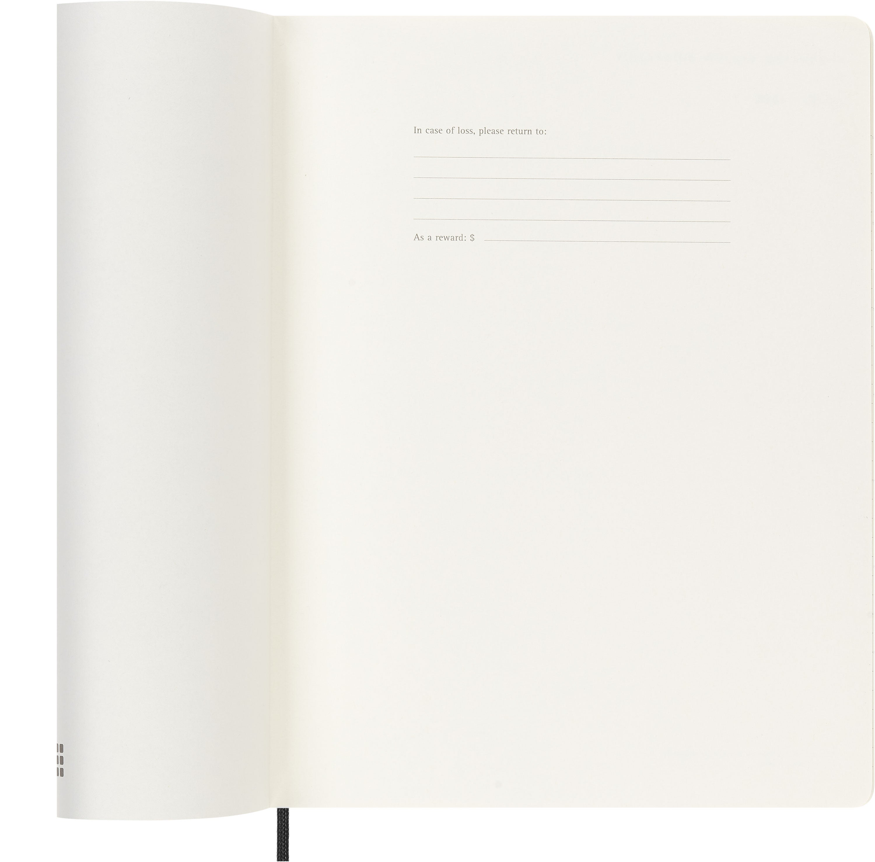 Moleskine 2027 Soft XL Uke Notat Sort