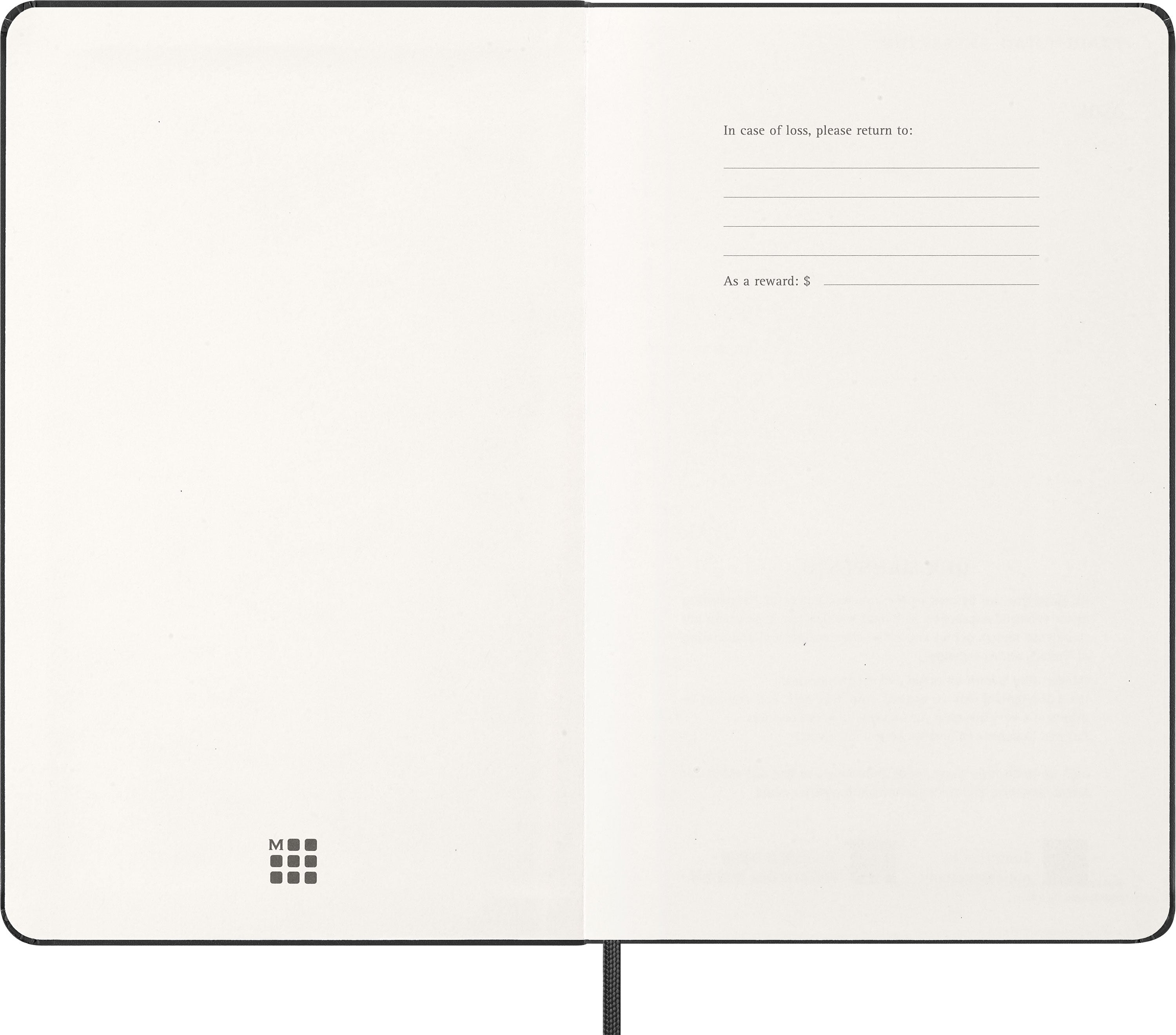 Moleskine 2027 Hard L Uke Hor Sort