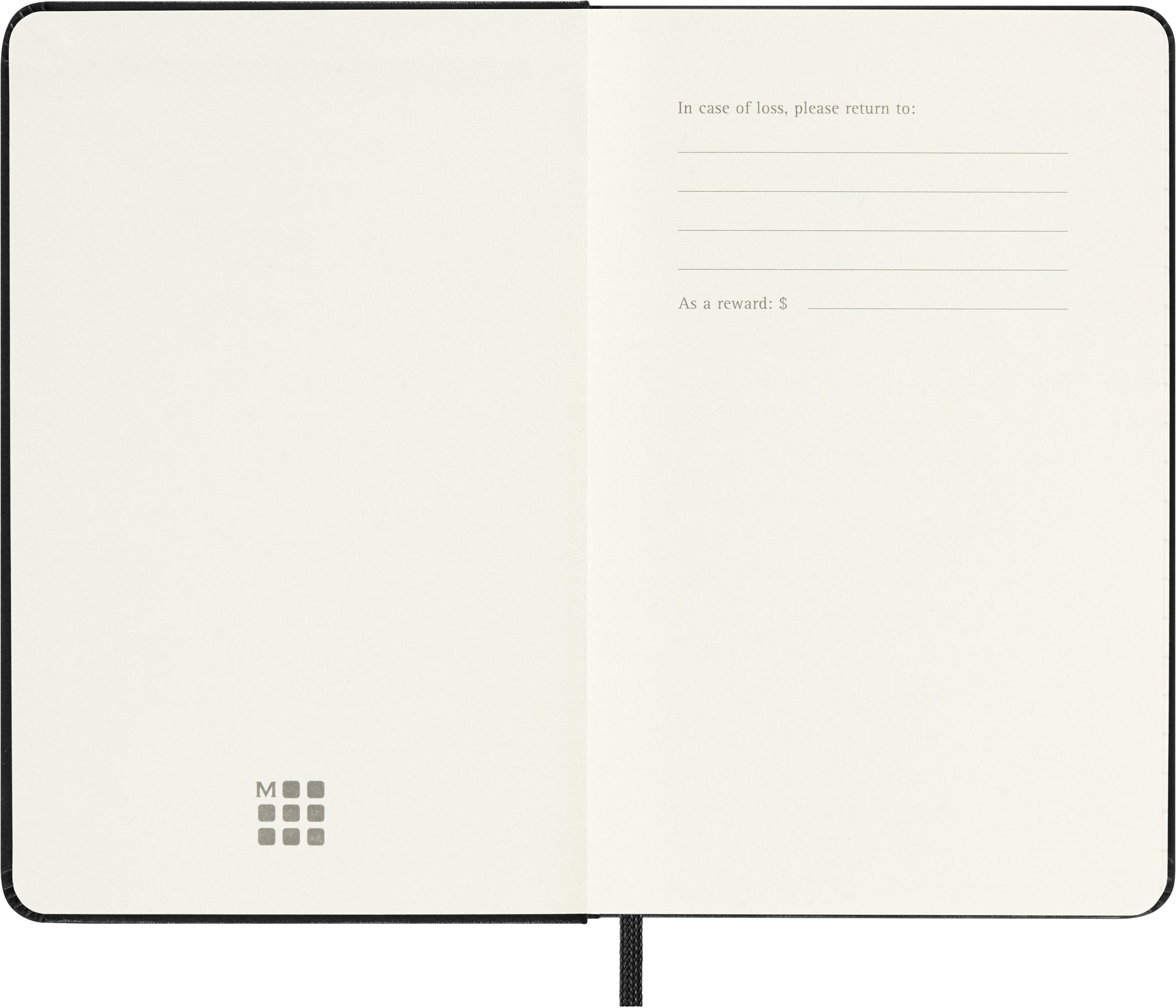 Moleskine 2027 Hard P Uke Hor Sort