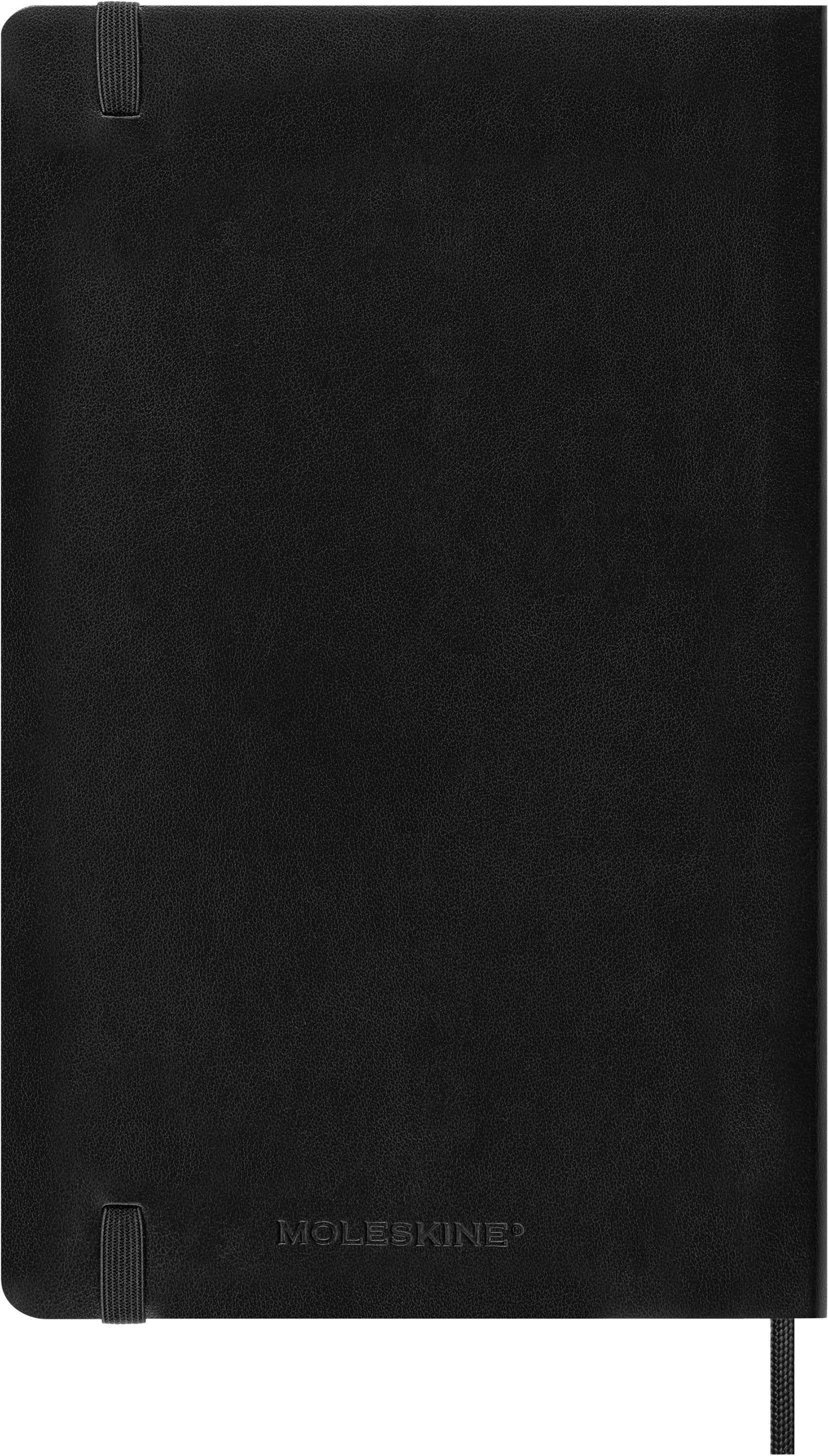 Moleskine 2027 Soft L Måned Notat Sort