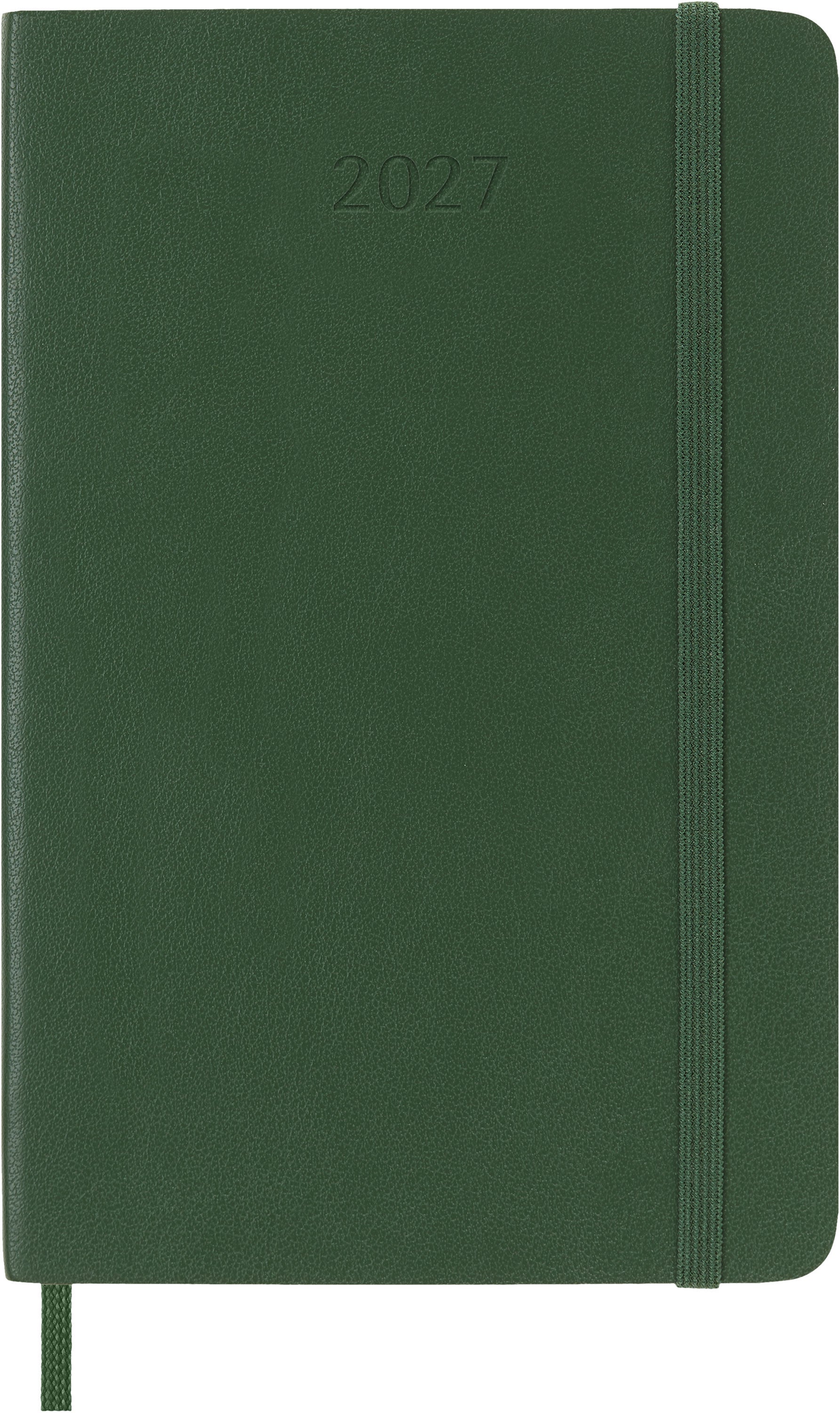 Moleskine 2027 Soft P Uke Notat Myrtel Grønn