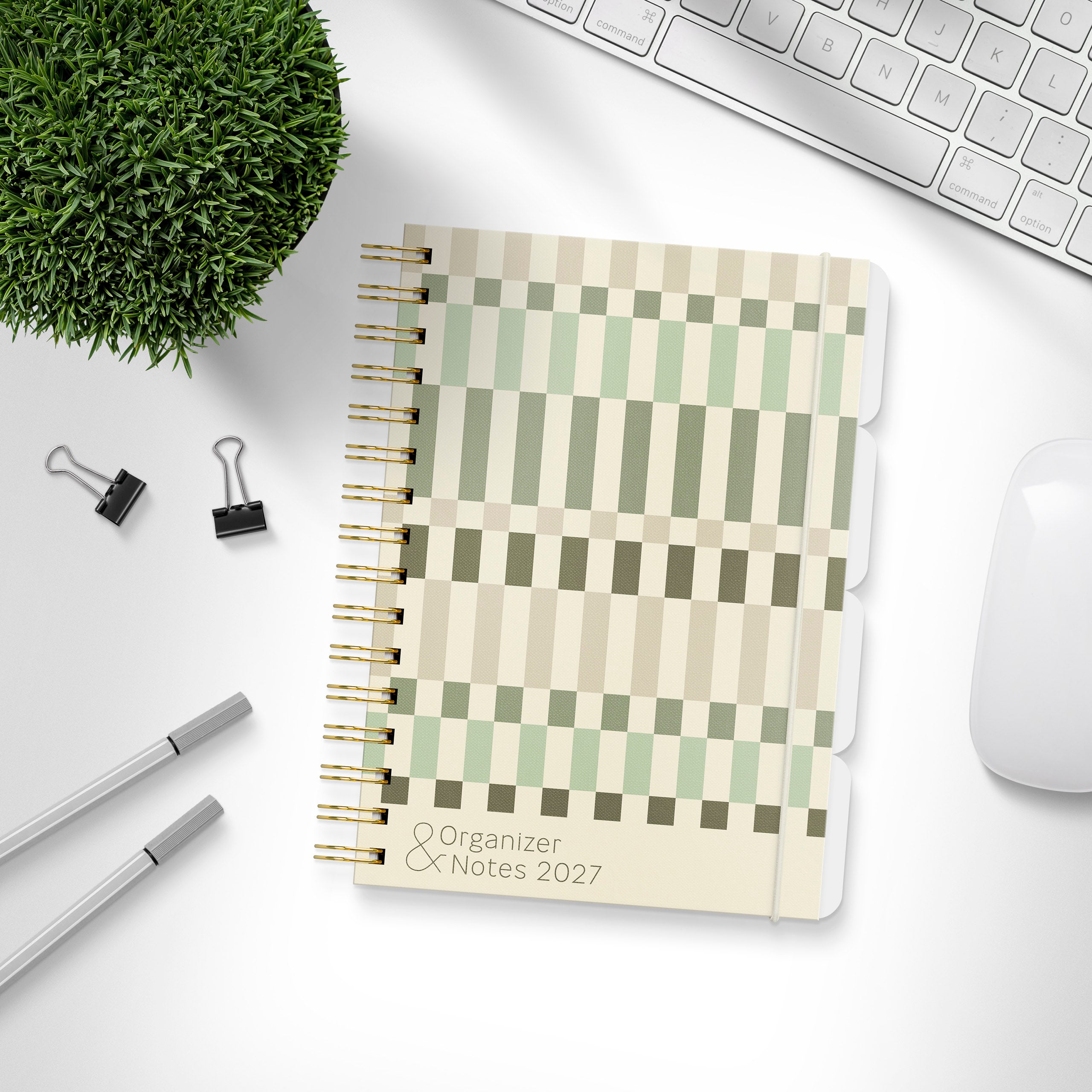 Organizer og Notes Grieg A5 2027 Squares