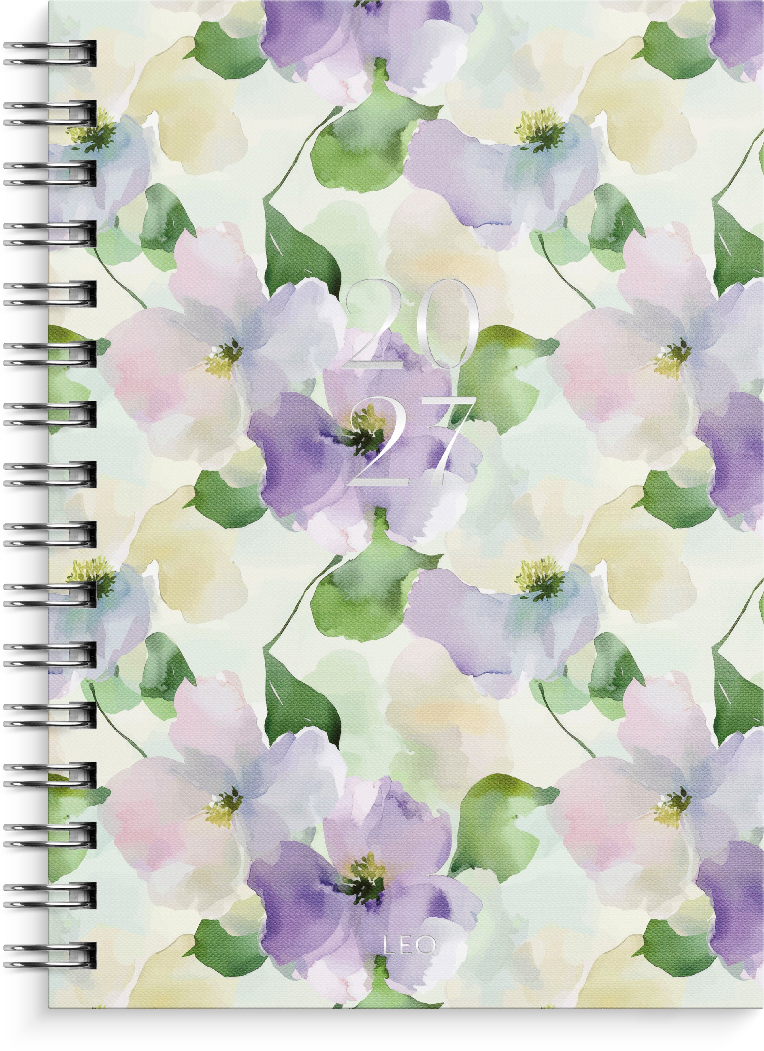 Kalender Grieg Leo A5 spiral 2027 Fiol