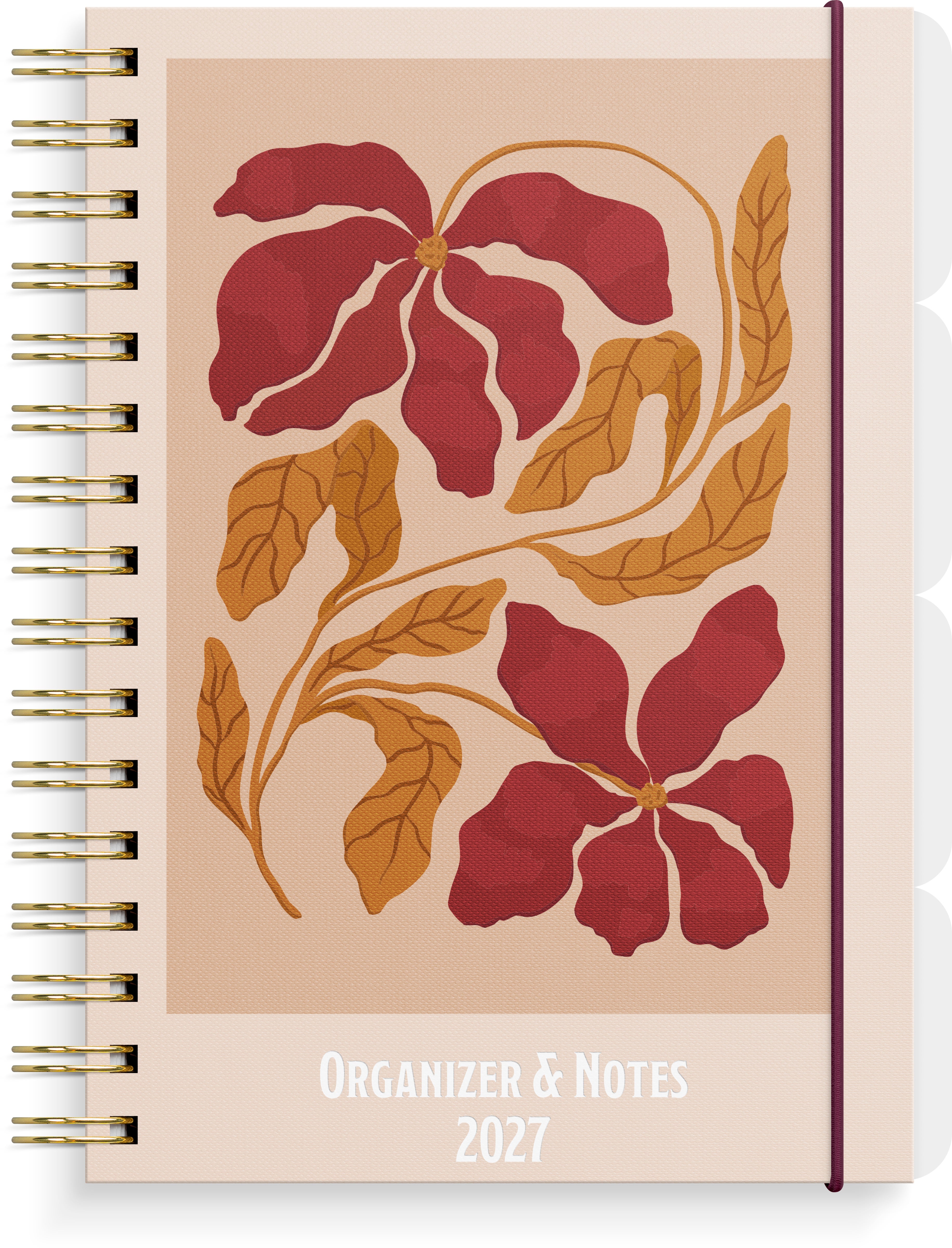 Organizer og Notes Grieg A5 27 BloomArt