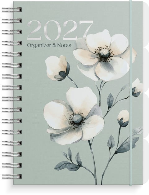 Organizer og Notes Grieg A5 2027 Anemone