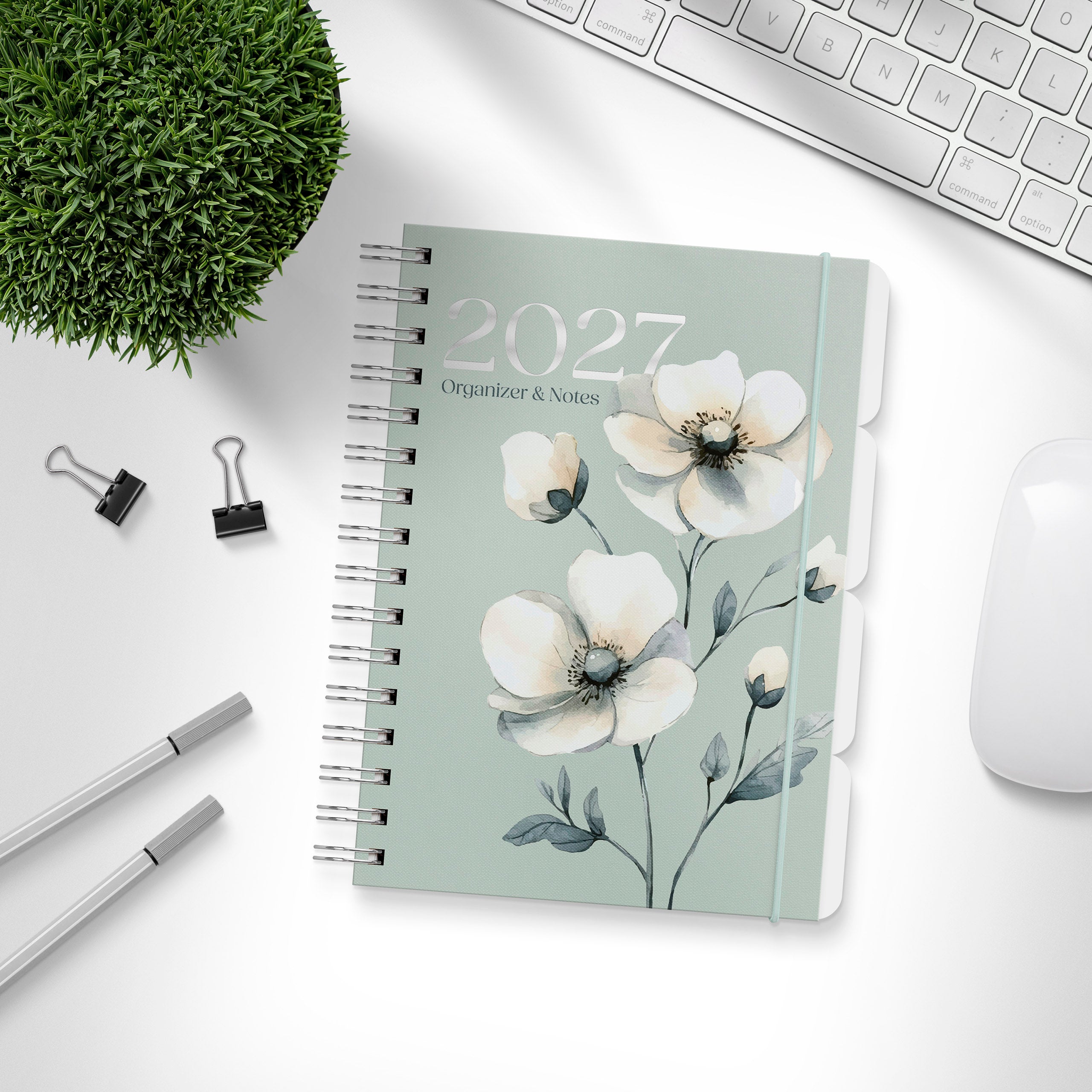 Organizer og Notes Grieg A5 2027 Anemone