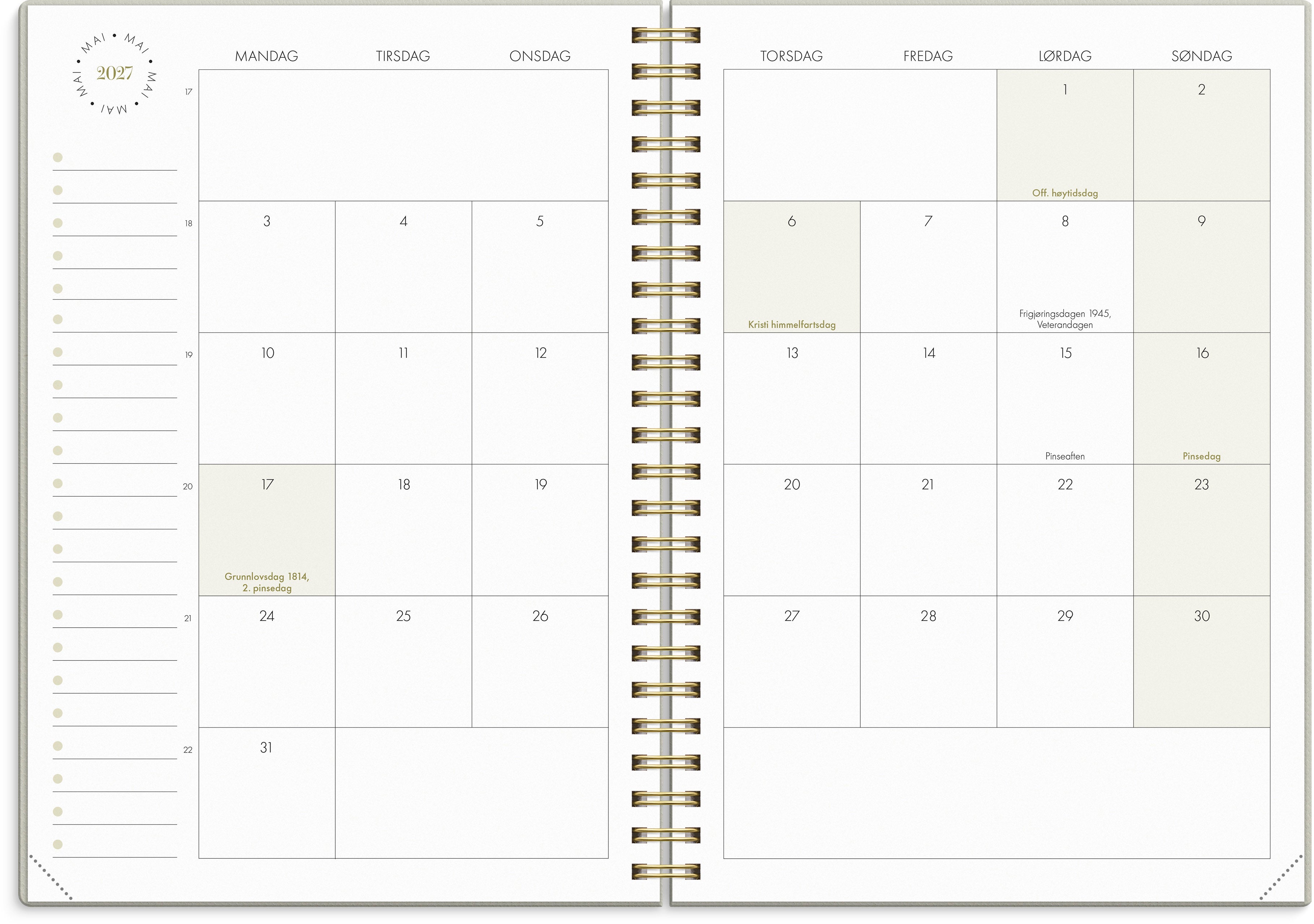 Kalender Life Planner 2027 Essentials A5