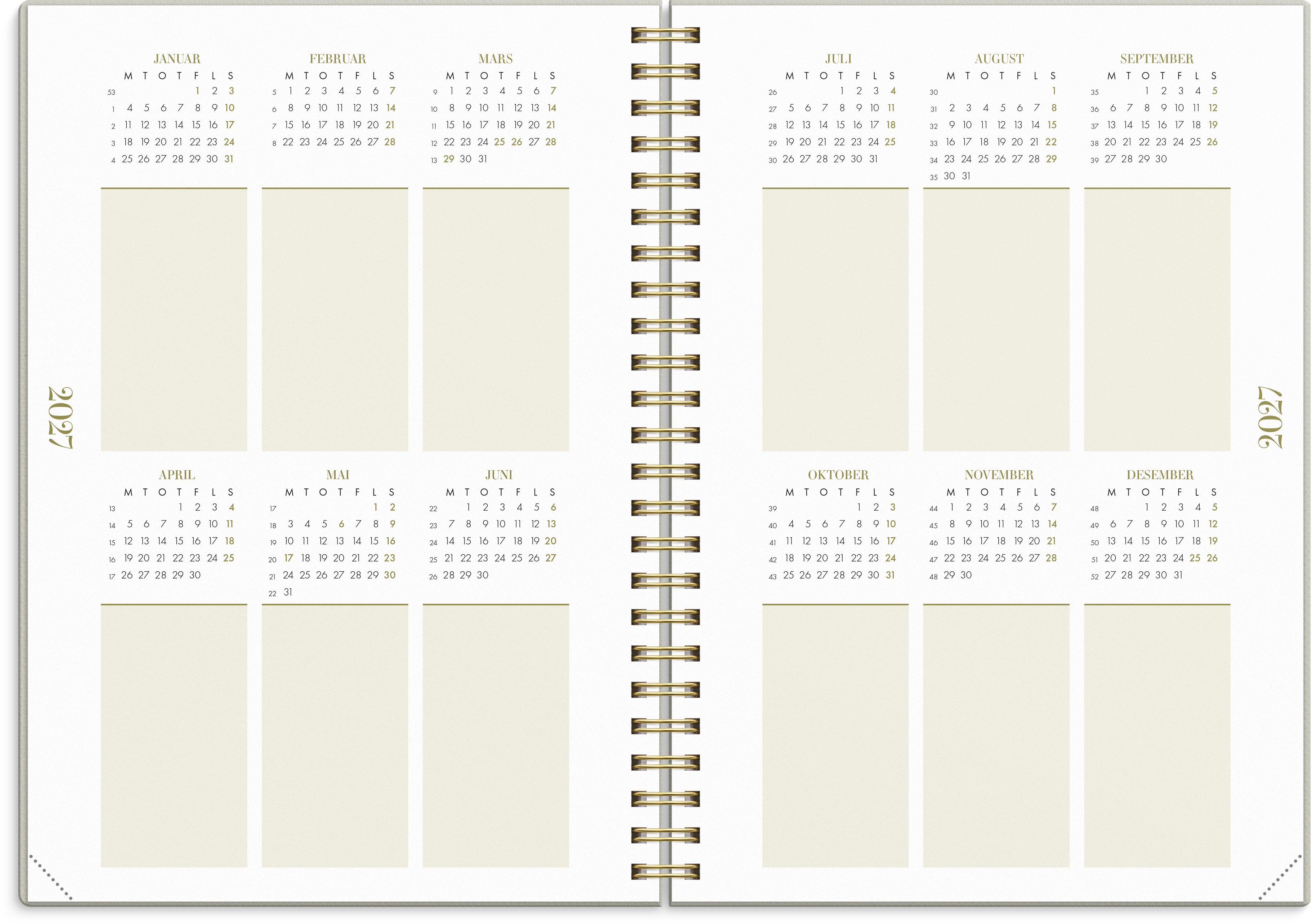 Kalender Life Planner 2027 Essentials A5