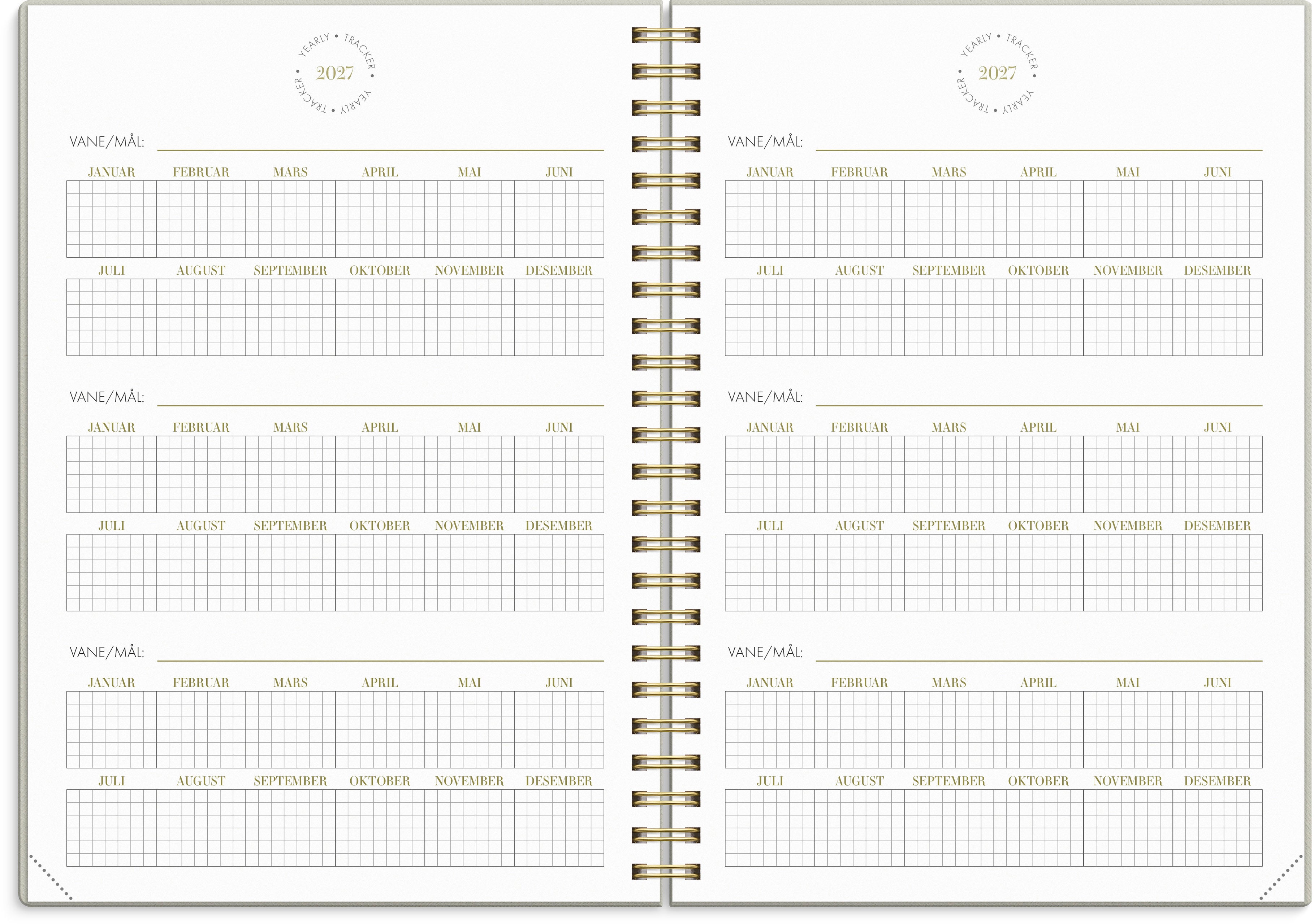 Kalender Life Planner 2027 Essentials A5