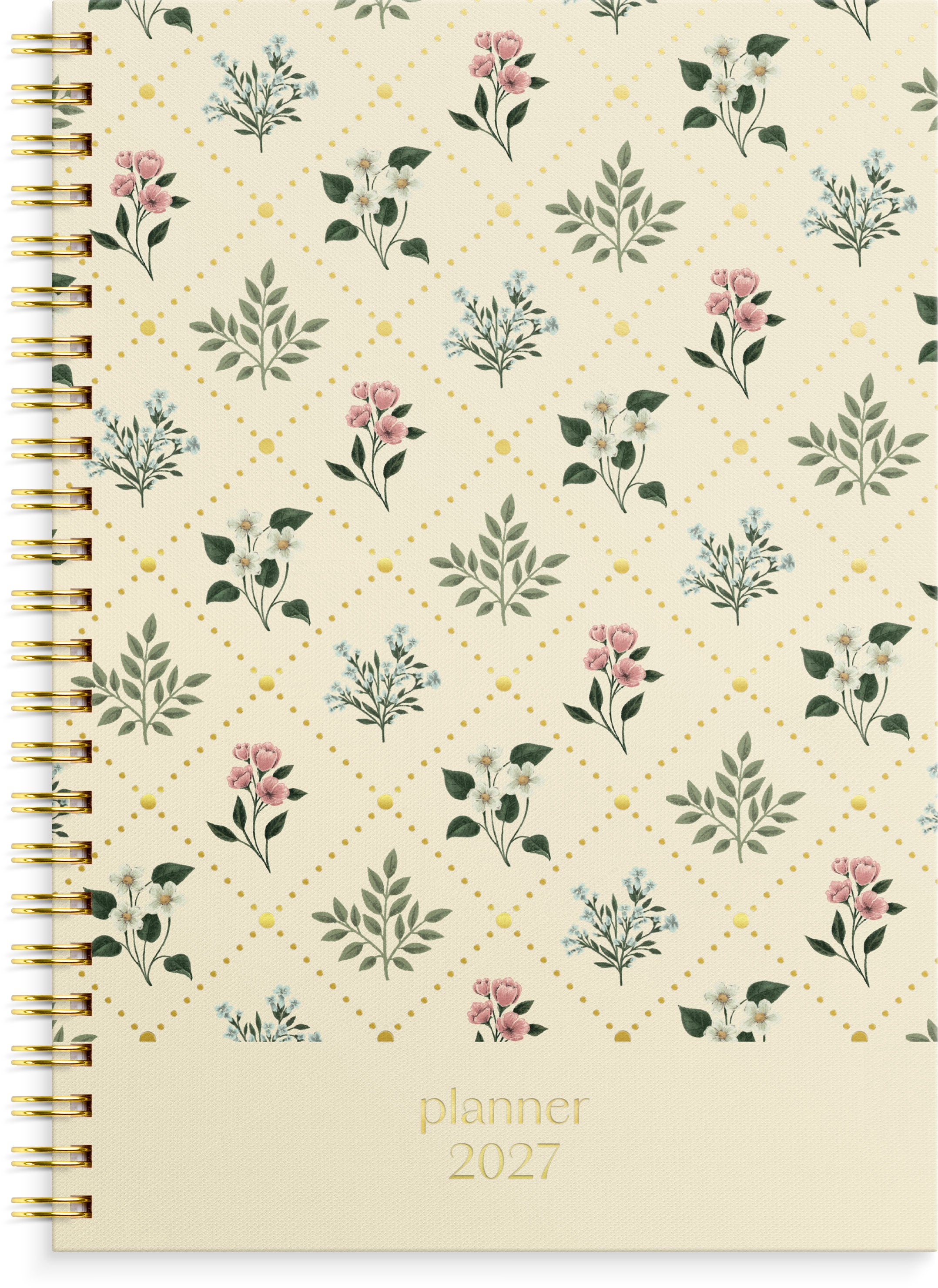 Ukekalender Grieg Multi A5 2027 blomster