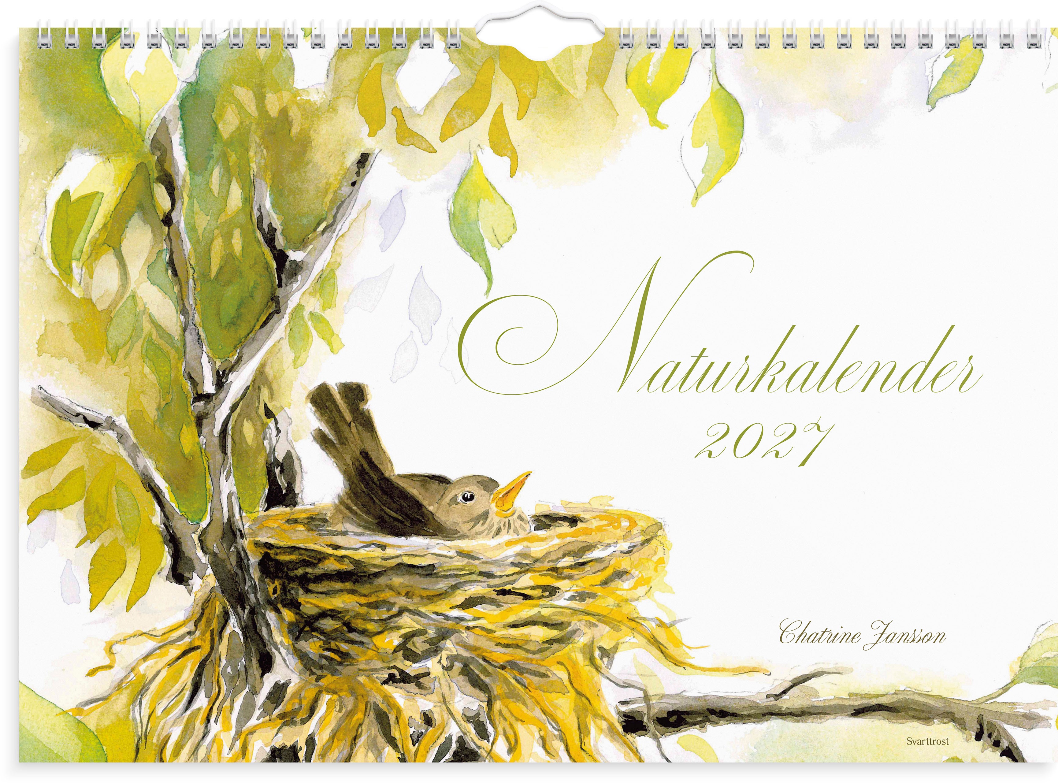 Veggkalender Grieg 2027 Natur