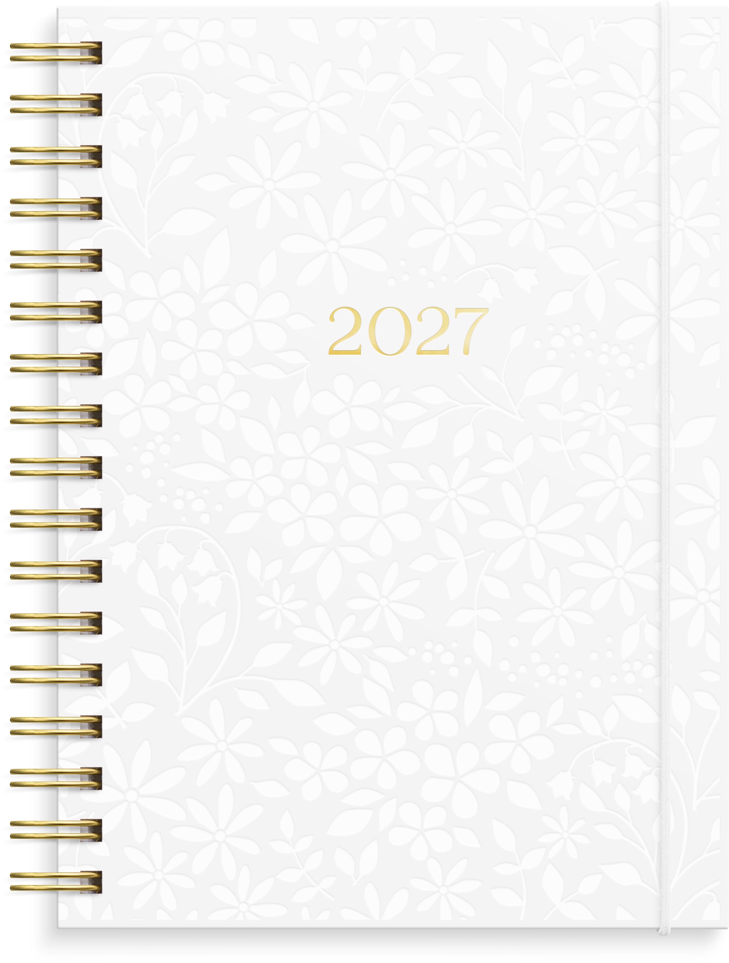 Ukekalender Grieg Multi A6 2027 hvit