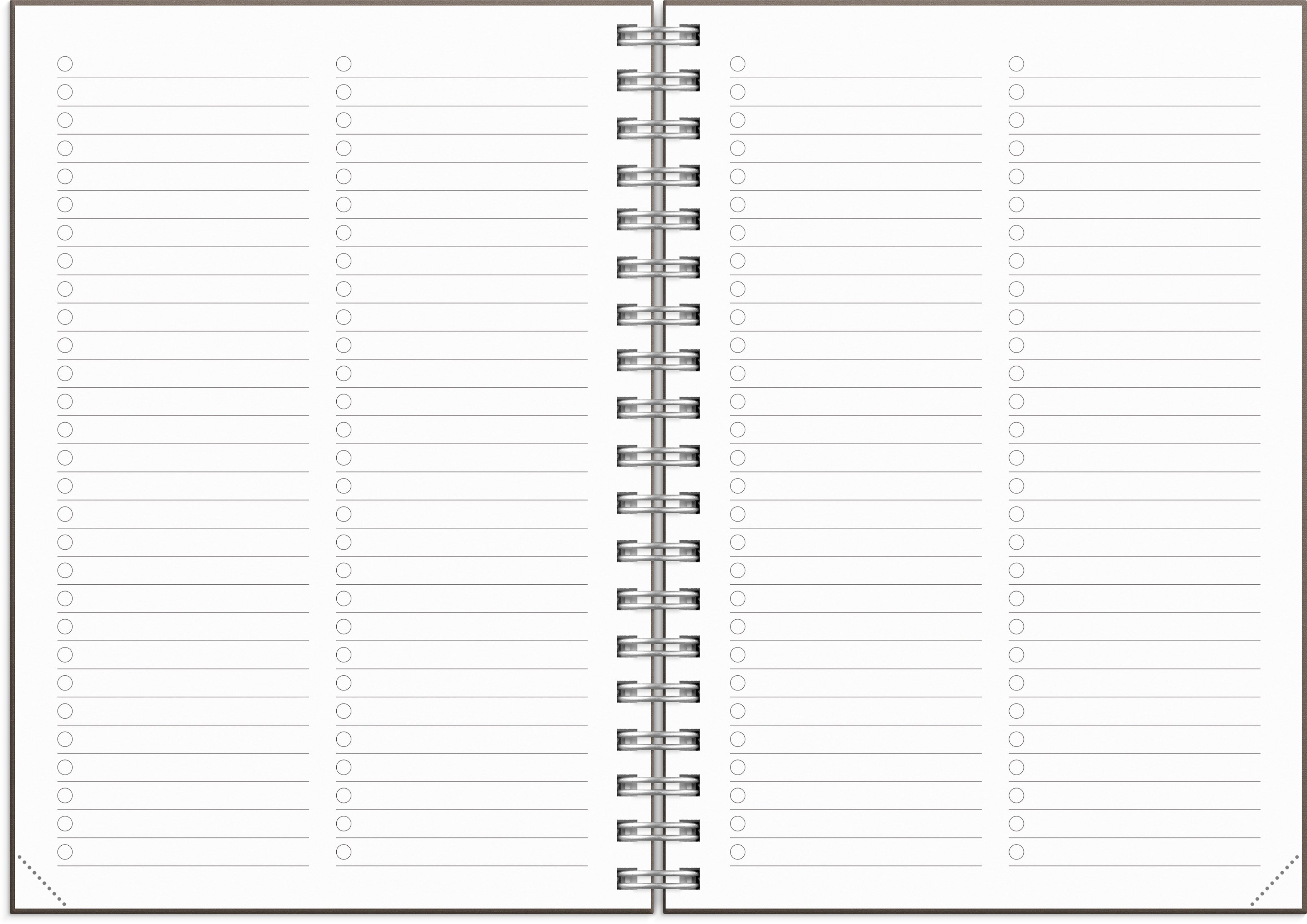 Ukekalender Grieg Multi A6 2027 brun