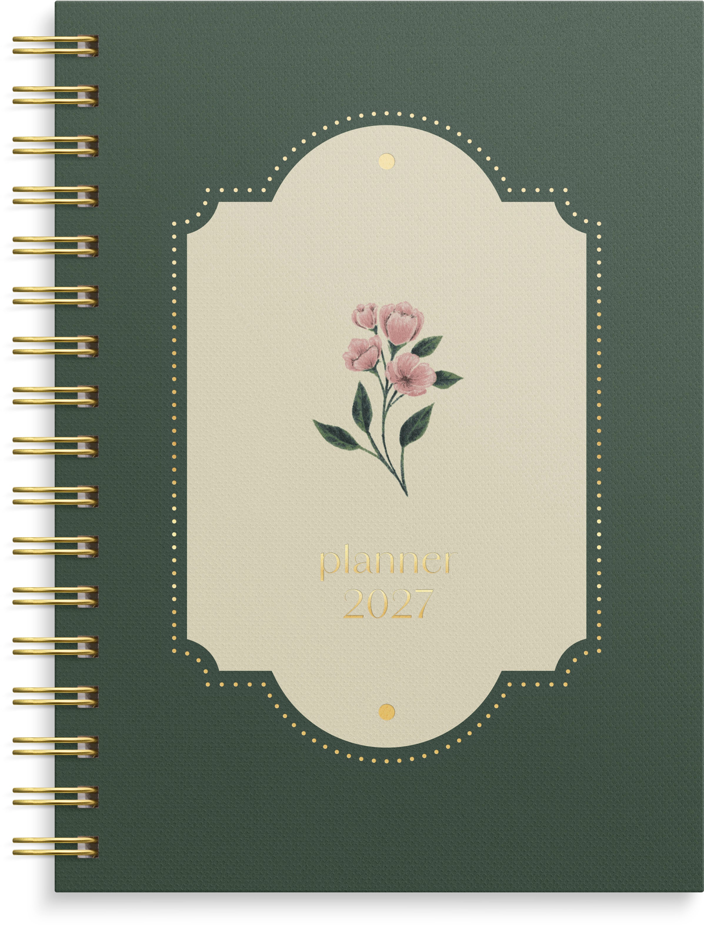 Ukekalender Grieg Multi A6 2027 blomster