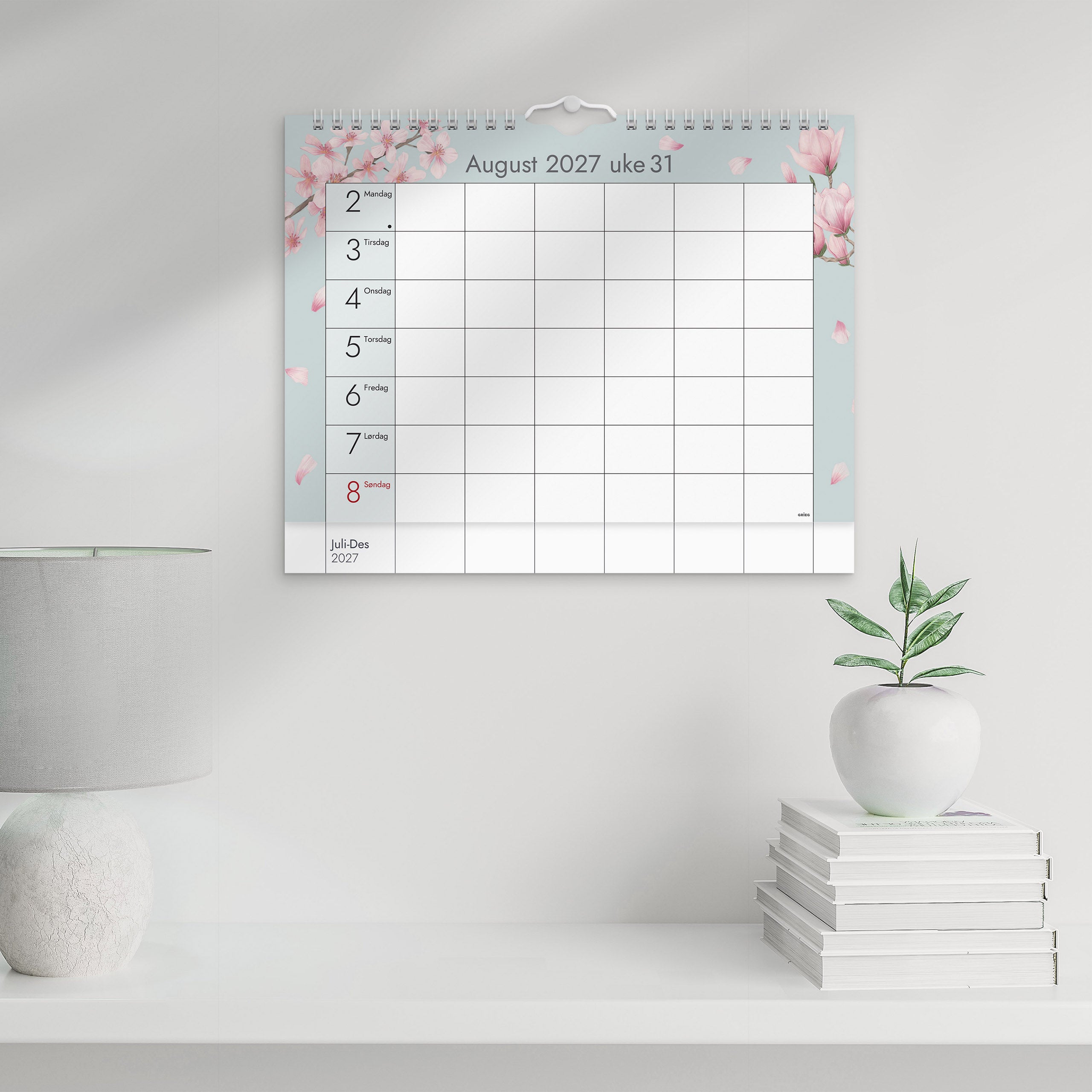 Hjemmets kalender Grieg 2027