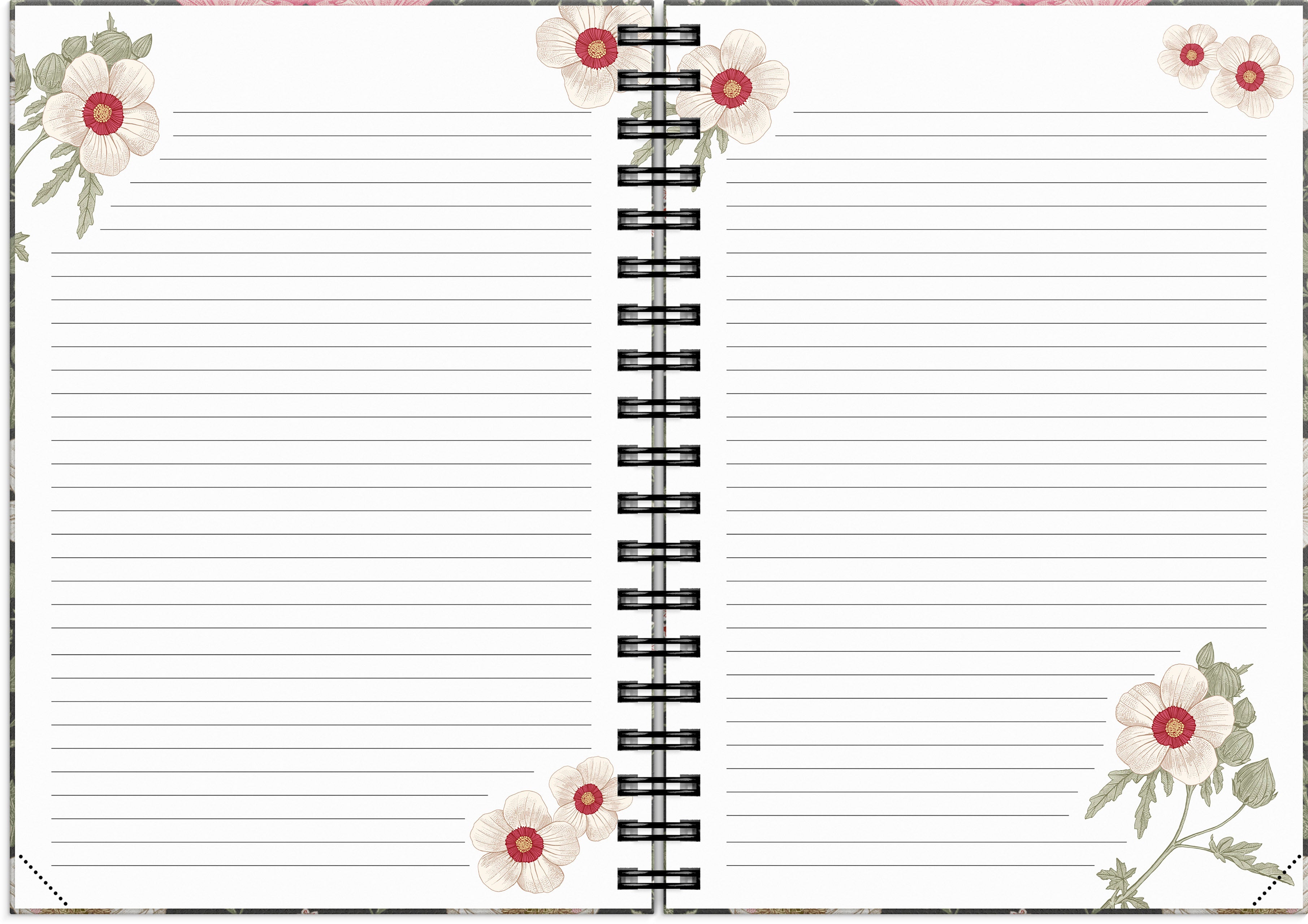 Ukekalender Life Planner 2027 Floral A6