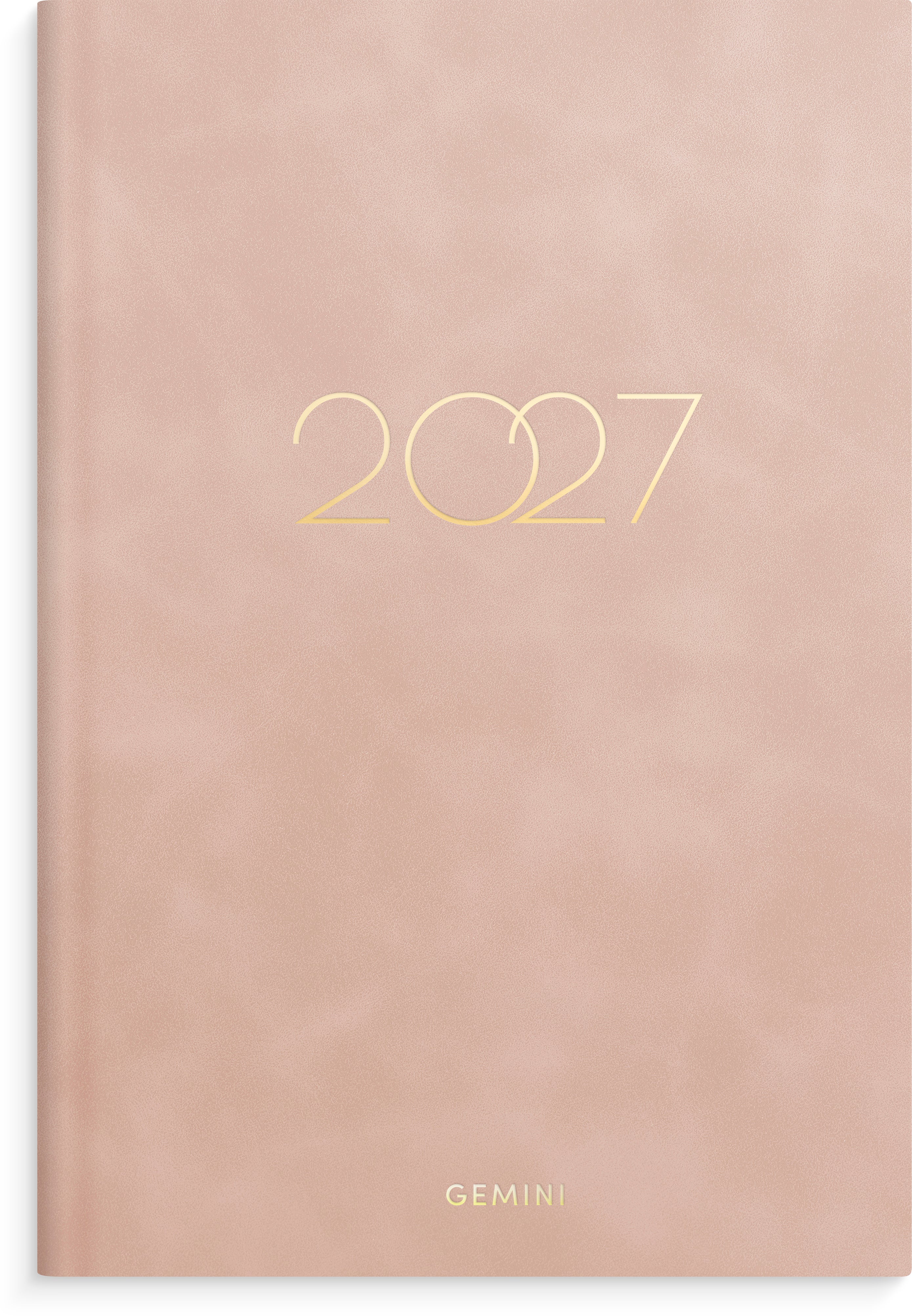 Lommekal Grieg Gemini 2027 Colore rosa