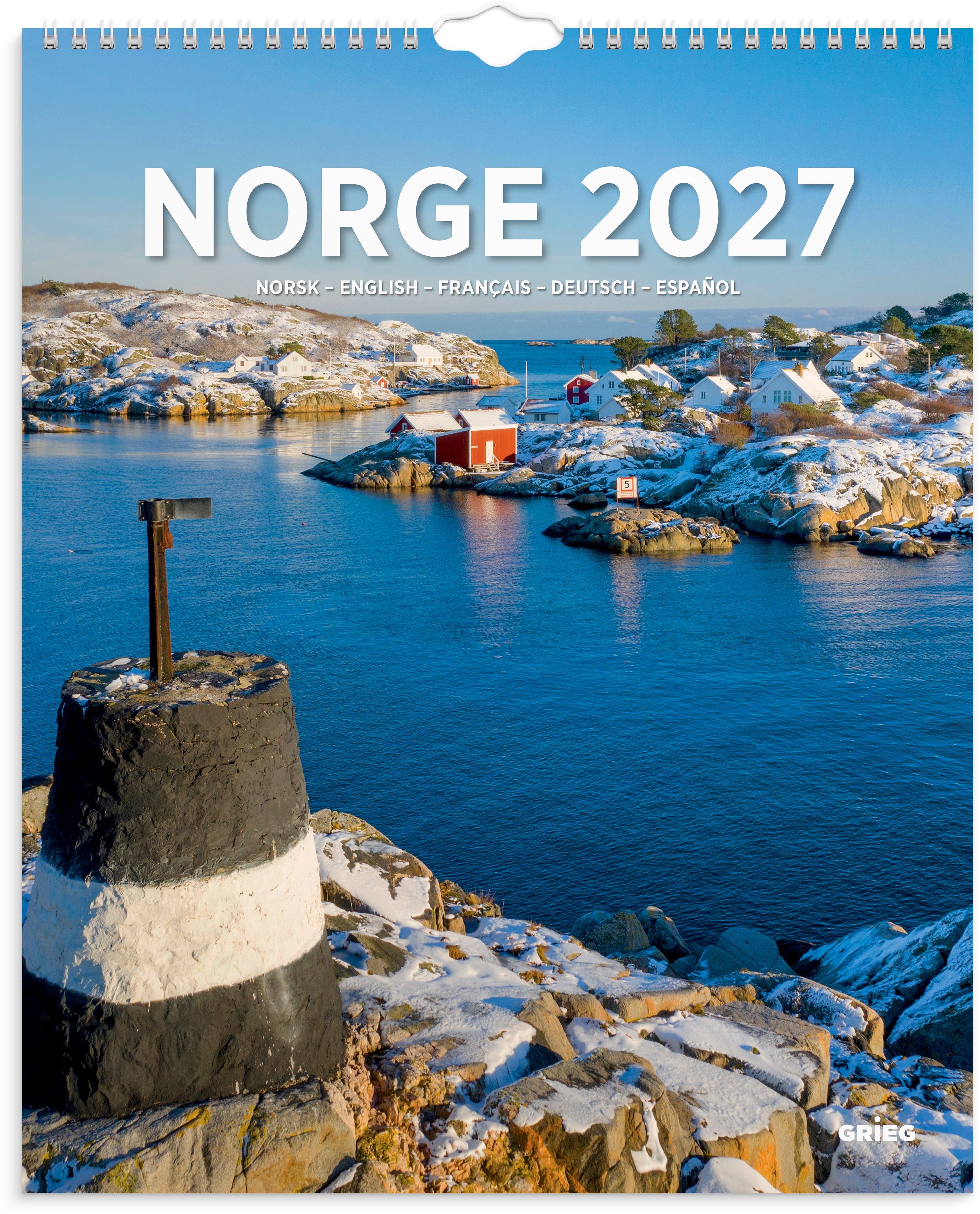 Billedkalender Grieg 2027 Norge