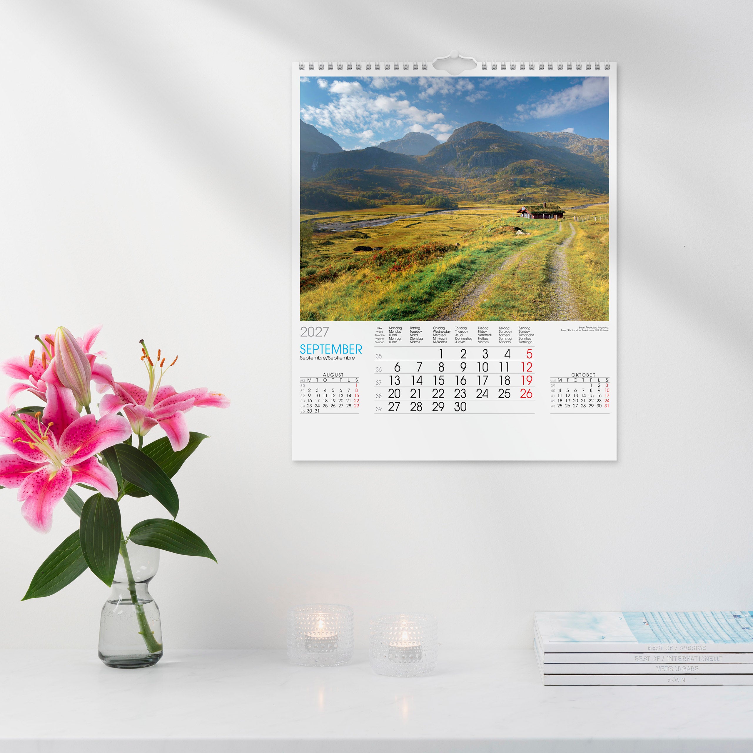 Billedkalender Grieg 2027 Norge