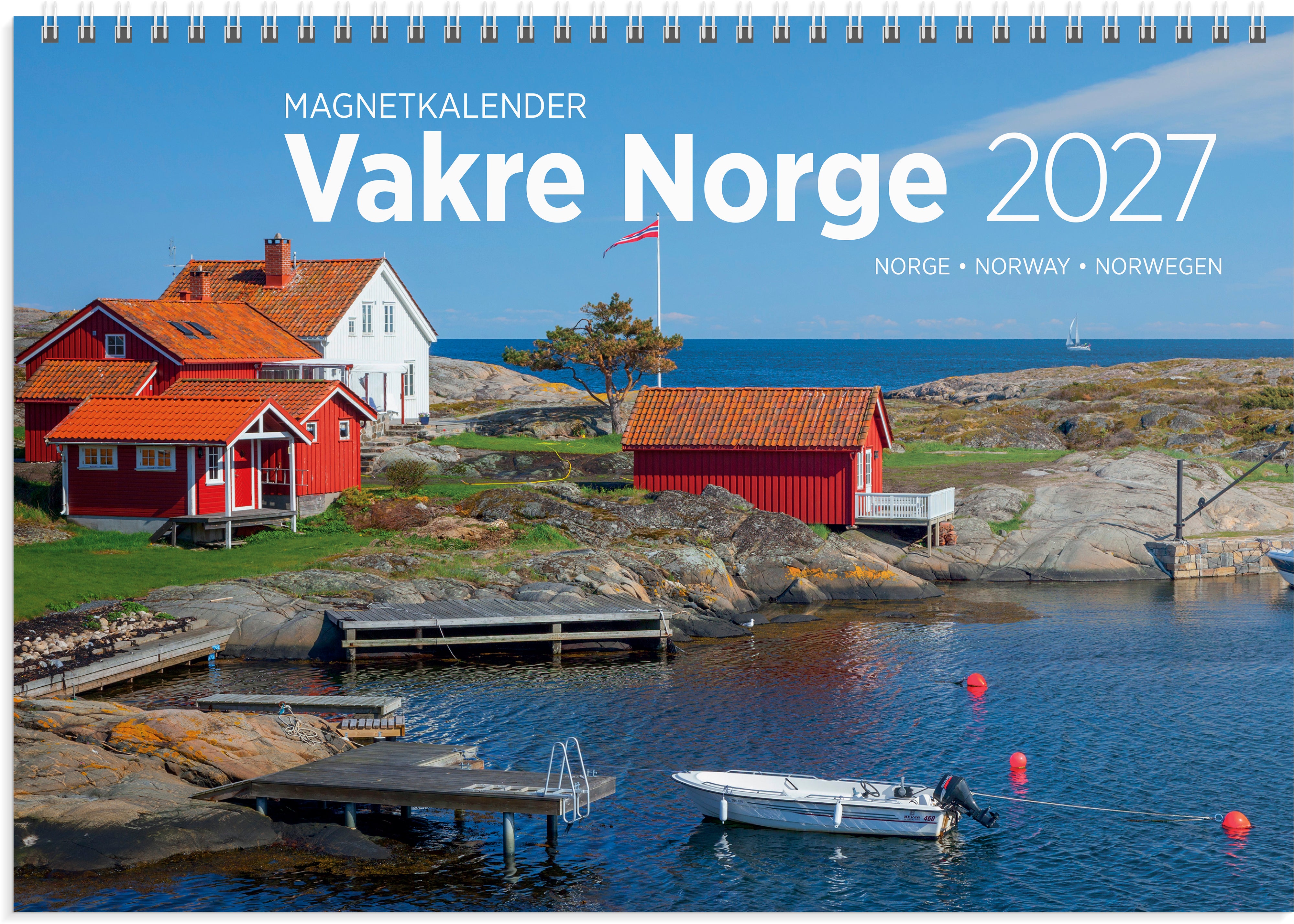 Magnetkalender Grieg 2027 Vakre Norge