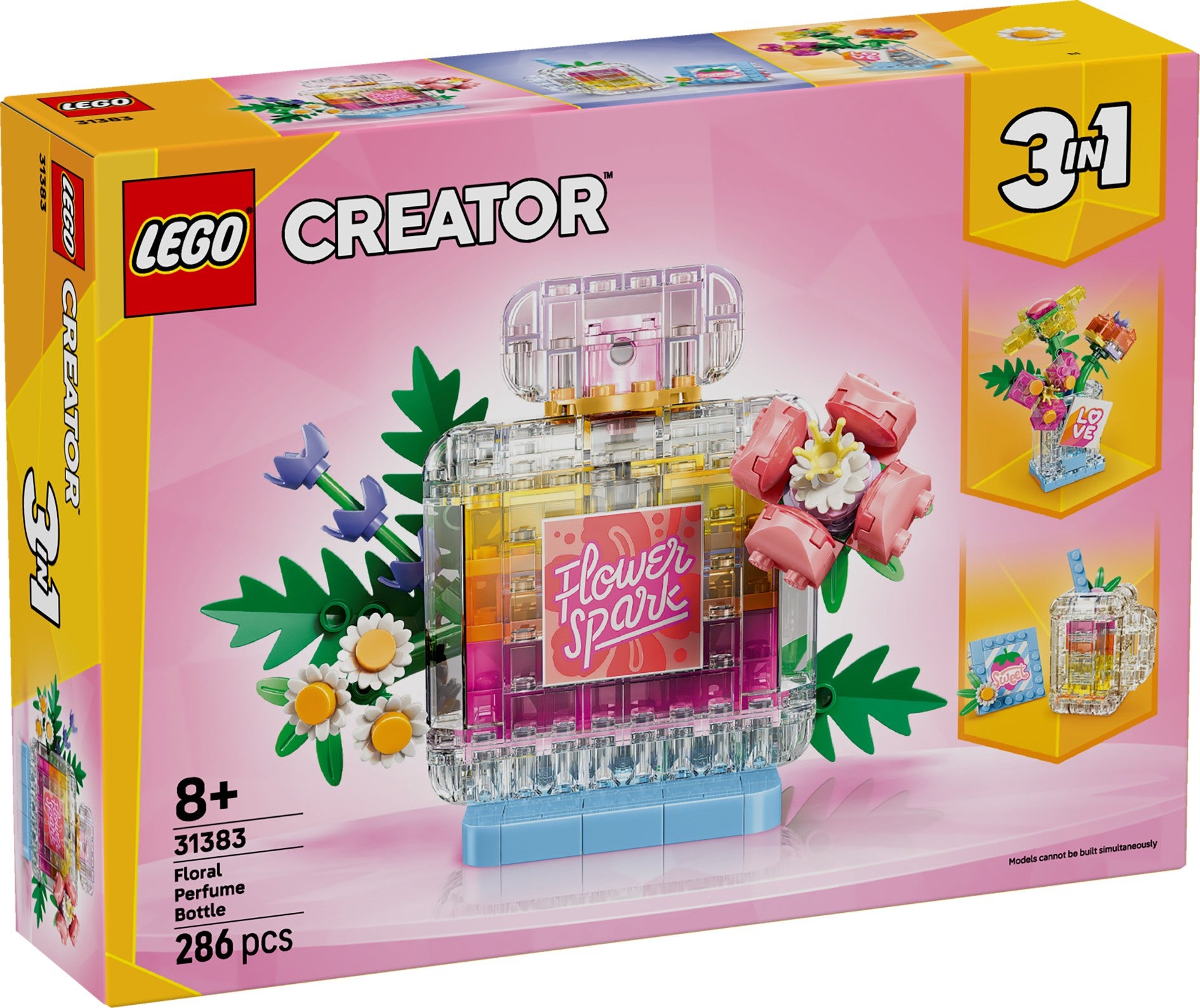 Lego Parfymeflaske med blomsterdekor 31383