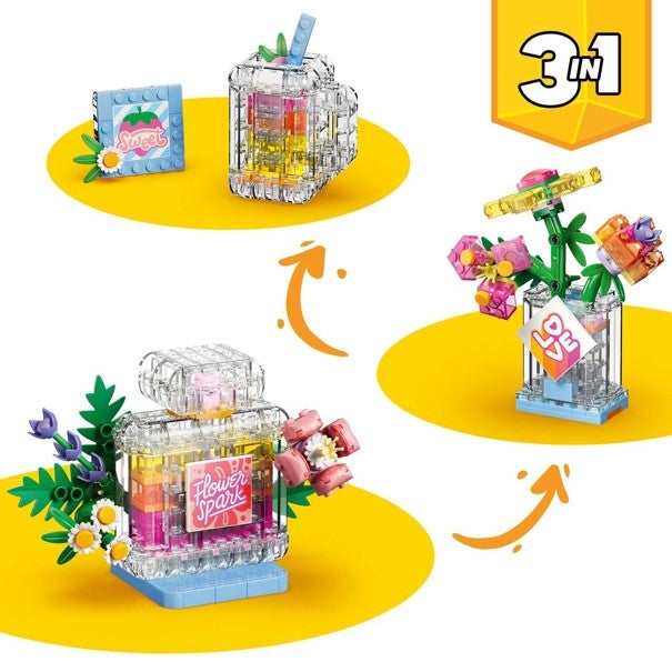 Lego Parfymeflaske med blomsterdekor 31383