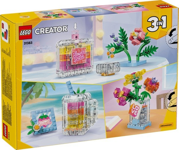 Lego Parfymeflaske med blomsterdekor 31383