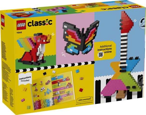 Lego Kreativitetssett med fargerike klosser 11045