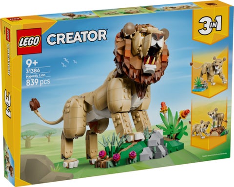 Lego Ville dyr: Majestetisk løve 31386