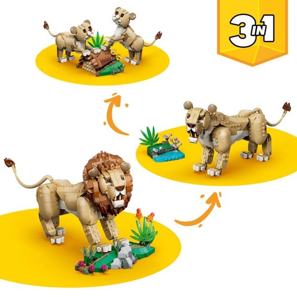 Lego Ville dyr: Majestetisk løve 31386