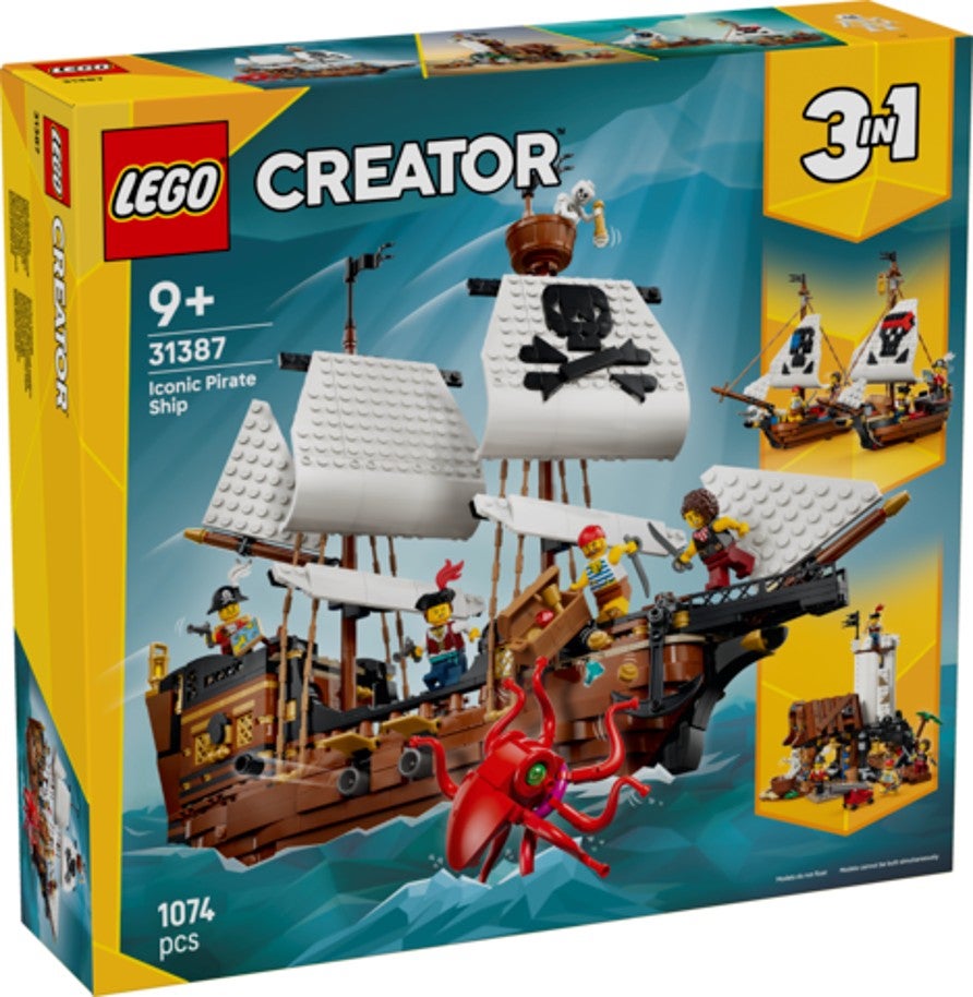 Lego Ikonisk sjørøverskute 31387