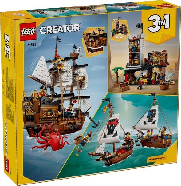 Lego Ikonisk sjørøverskute 31387