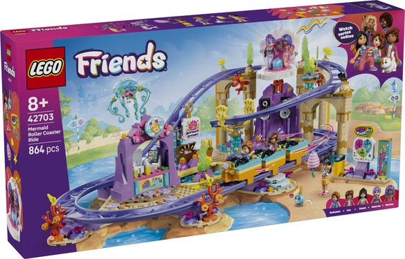 Lego Berg-og-dal-bane med havfruetema 42703