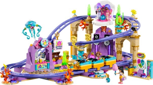 Lego Berg-og-dal-bane med havfruetema 42703