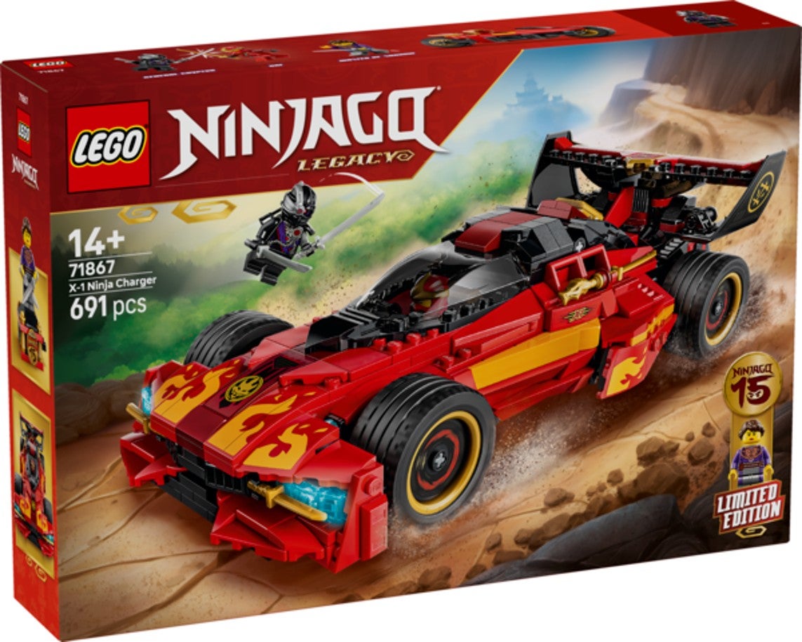 Lego 15-årsjubileumsutgaven av Kais X-1 ninjabil 71867