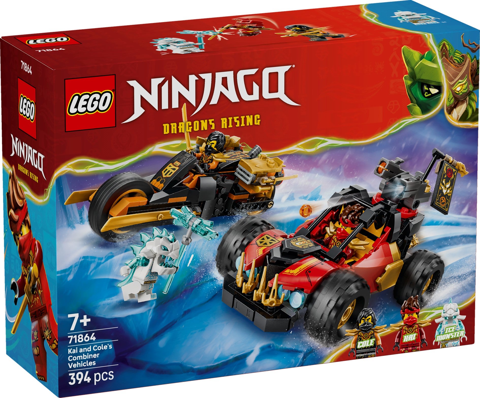 Lego Kai og Coles kombokjøretøy 71864