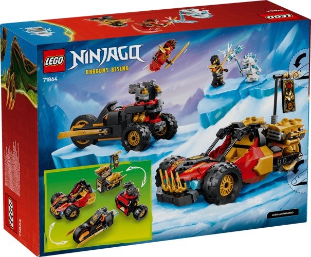 Lego Kai og Coles kombokjøretøy 71864