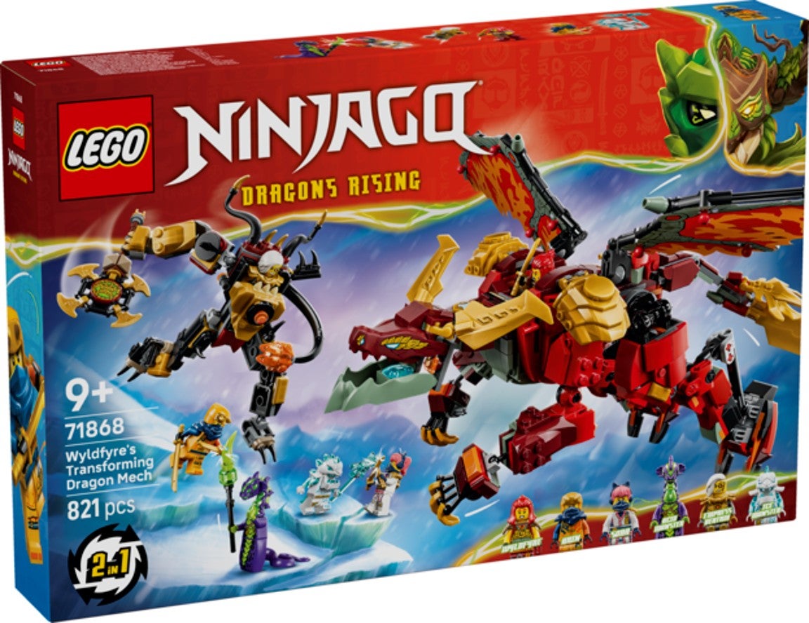 Lego Wyldfyres forvandlingsdragerobot 71868