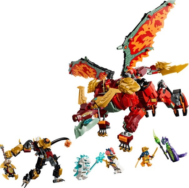 Lego Wyldfyres forvandlingsdragerobot 71868