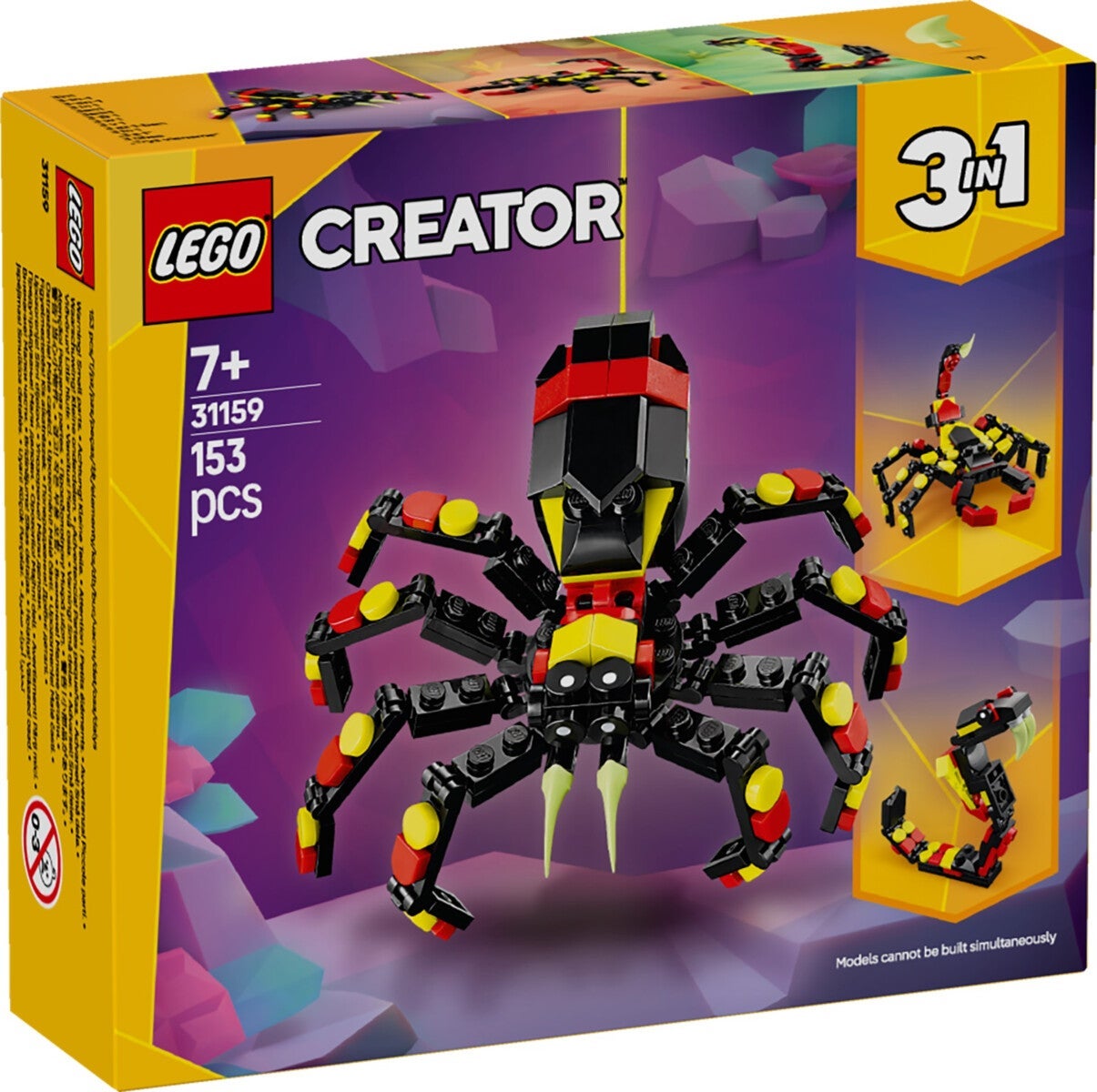 Lego Ville dyr: Overraskende edderkopp 31159