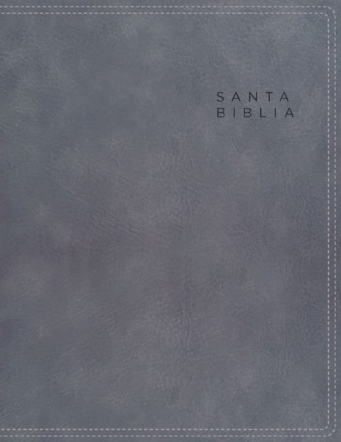 NBLA, Santa Biblia, Edicion para notas, Leathersoft, Gris azulado - Reflexiona, escribe o crea arte junto a tus versiculos favoritos