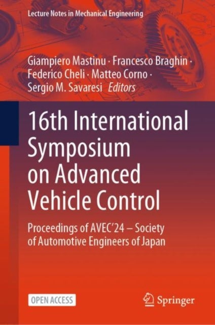 16th International Symposium on Advanced Vehicle Control - Proceedings of AVEC’24 – Society of Automotive Engineers of Japan