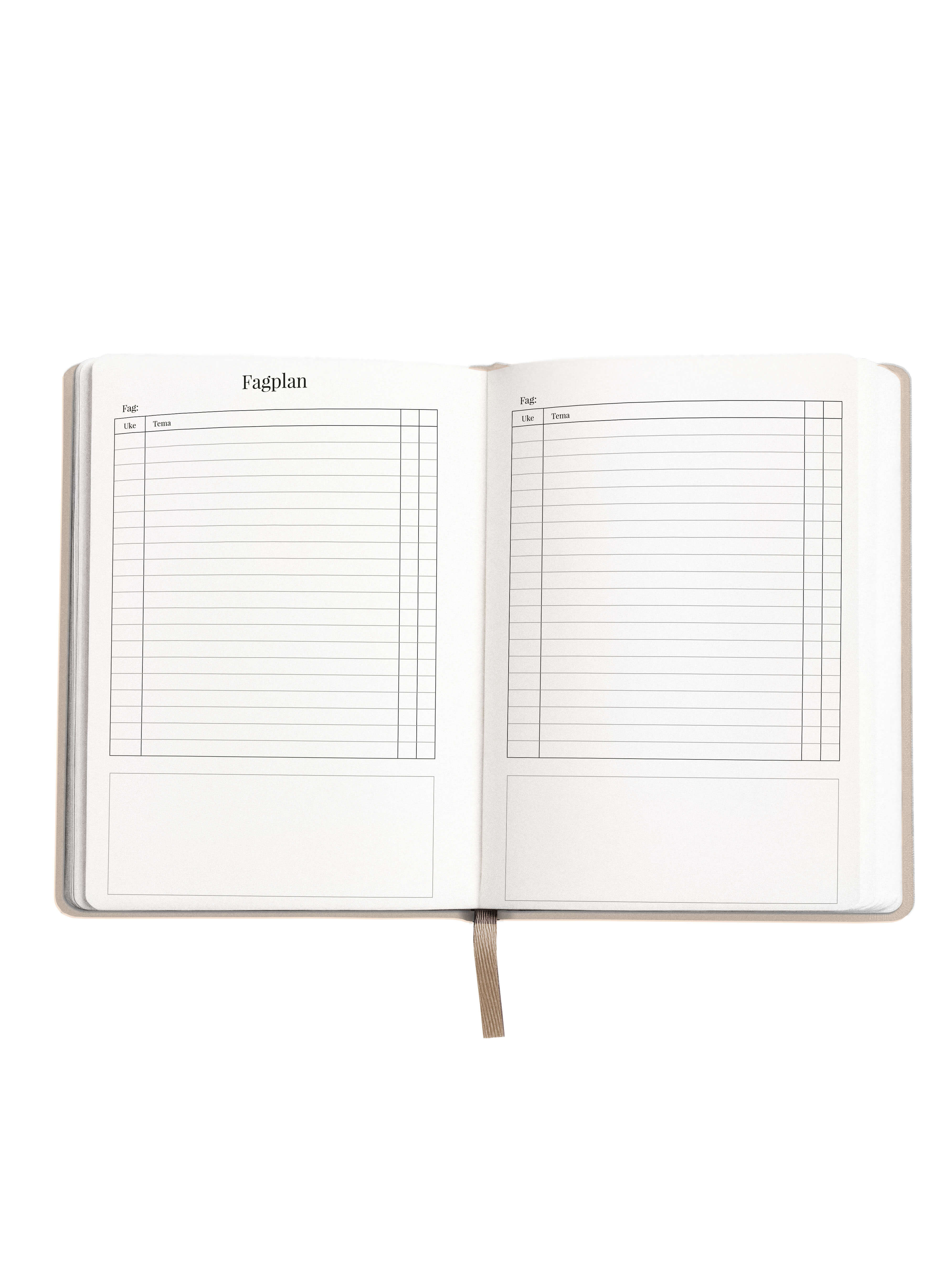 Studieplanlegger 25/26 Aveluna A5 Beige