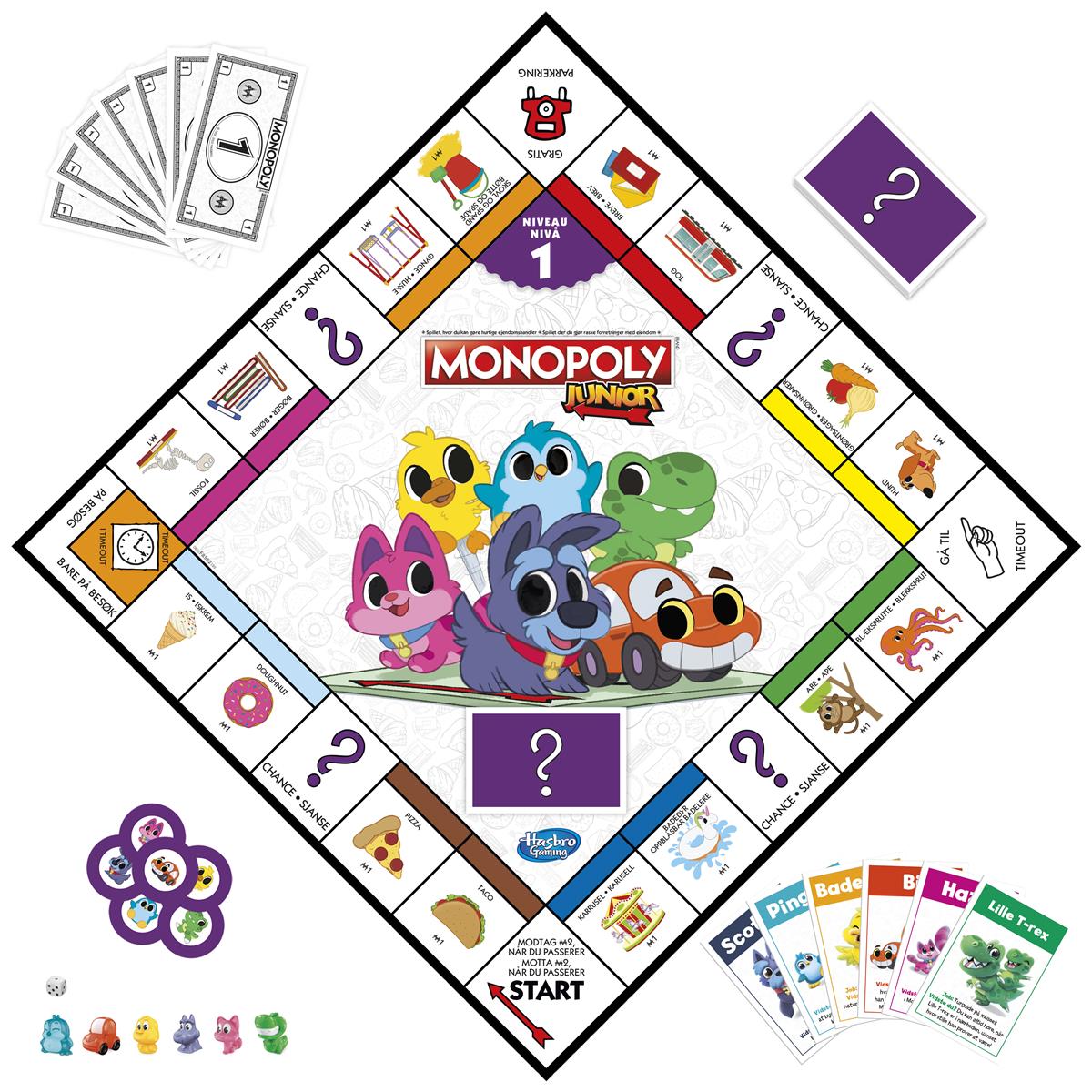 Spill Monopoly Junior 2 Games In 1